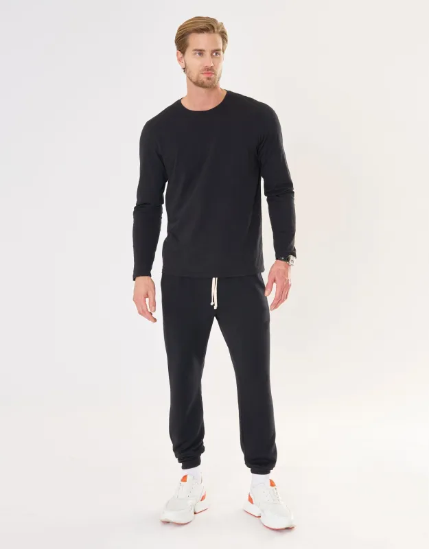San Diego Sweatpant - Black sold by The Wheat Collection