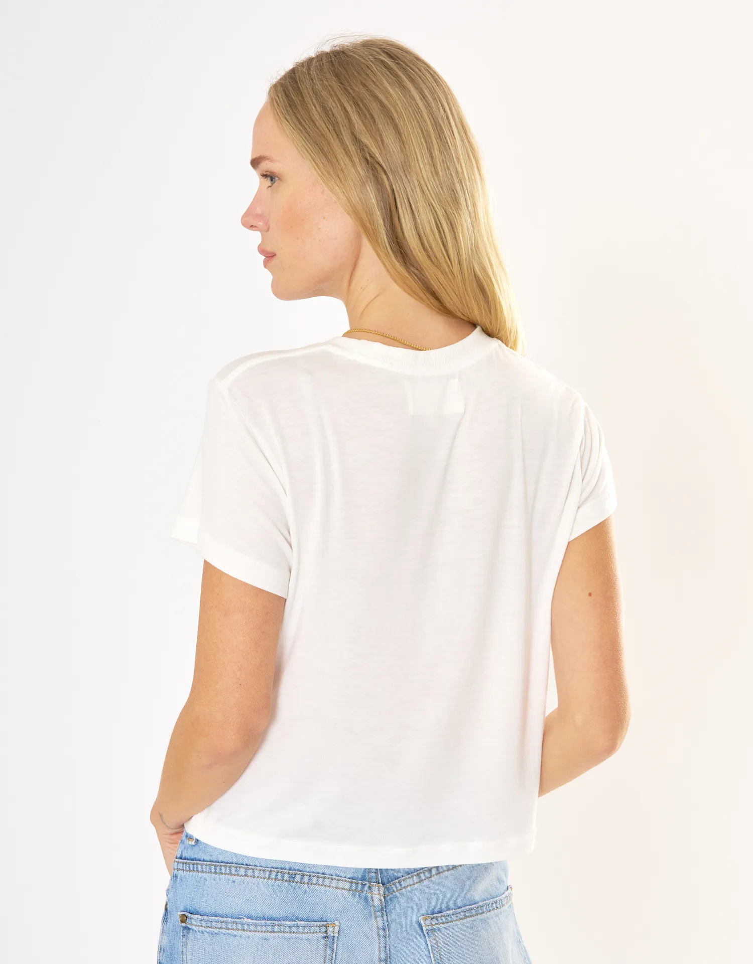 Brooklyn Tee - White sold by The Wheat Collection product image thumbnail 2