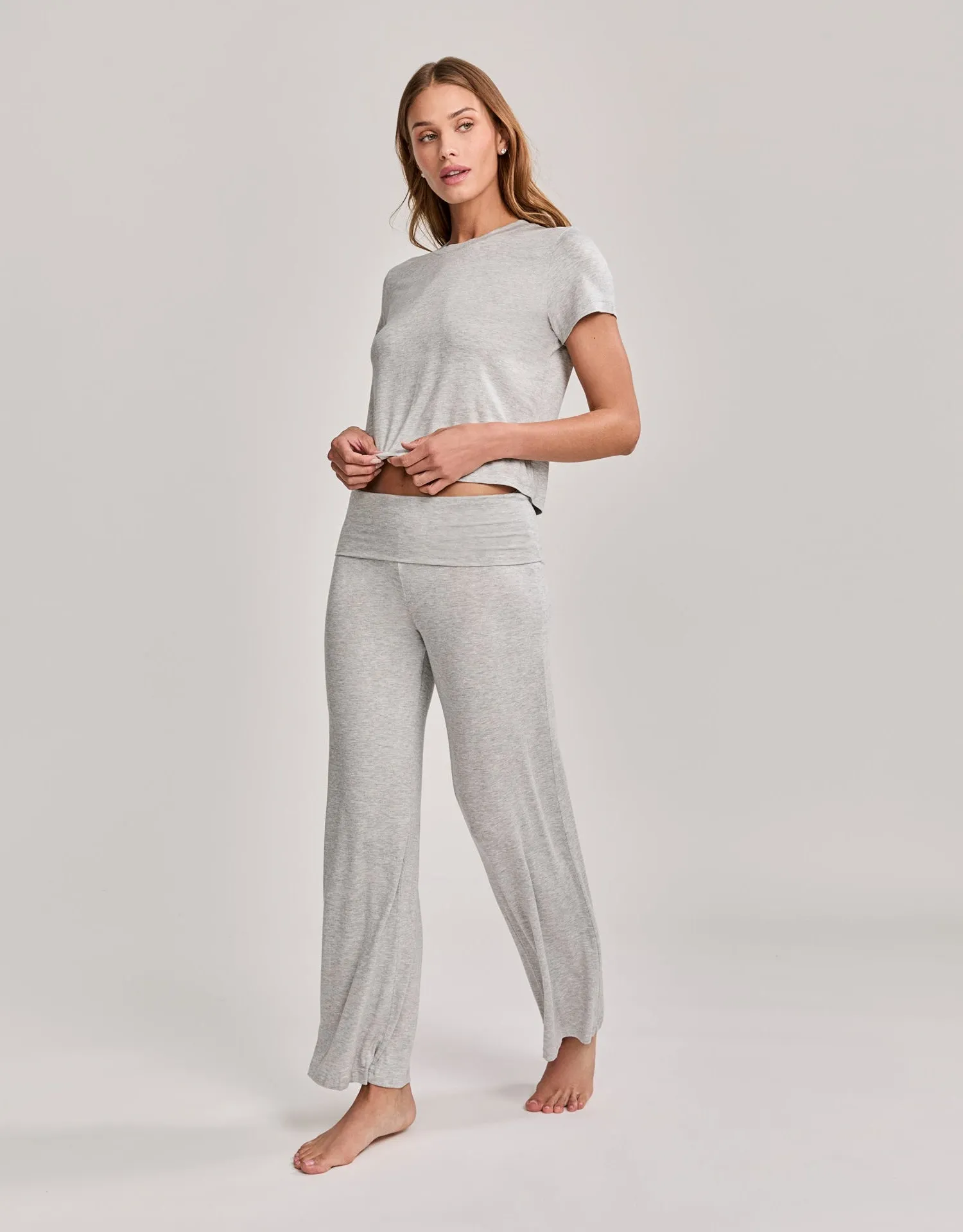 Brooklyn Tee - Heather Grey sold by The Wheat Collection product image thumbnail 2