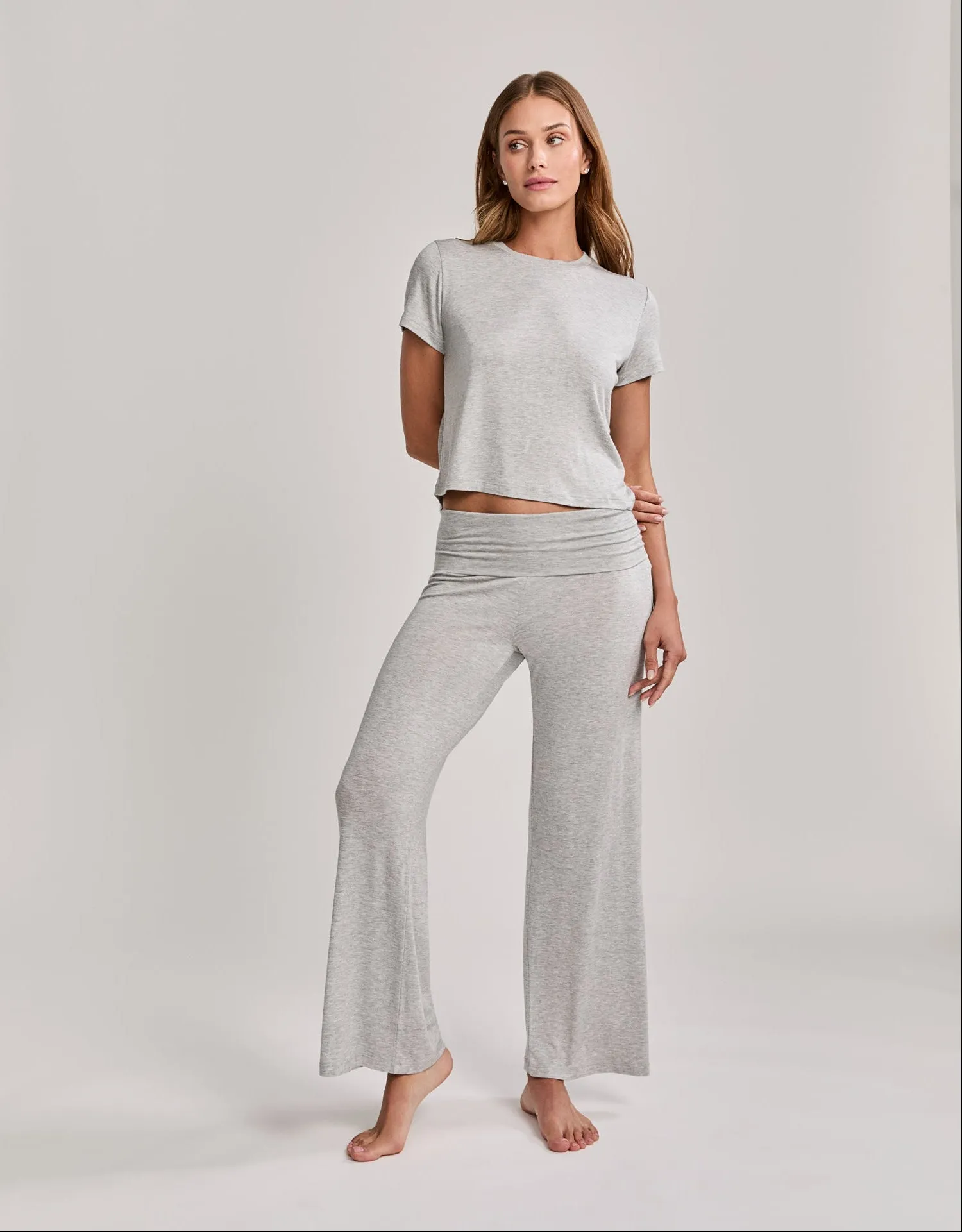 Brooklyn Tee - Heather Grey sold by The Wheat Collection product image thumbnail 3