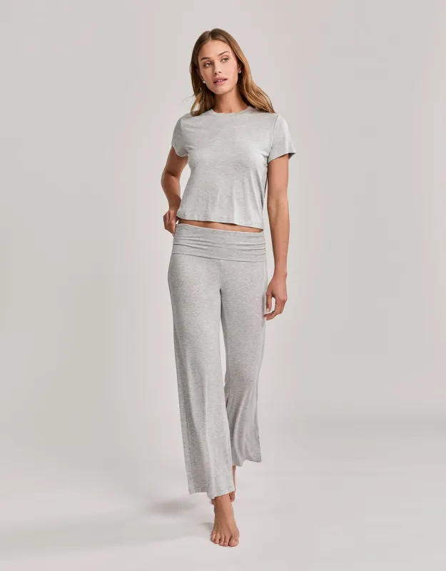 Brooklyn Tee - Heather Grey sold by The Wheat Collection