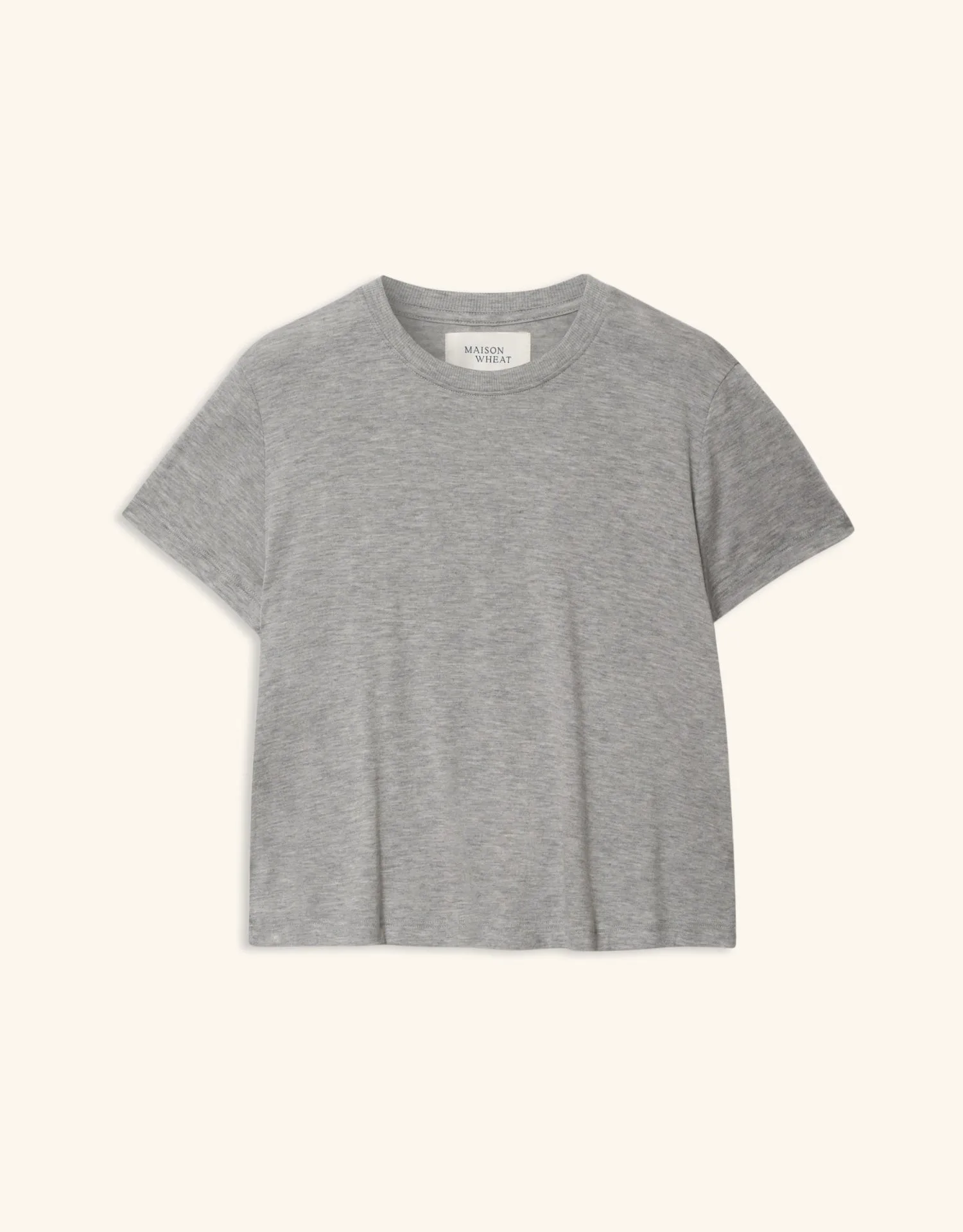 Brooklyn Tee - Heather Grey sold by The Wheat Collection product image thumbnail 4