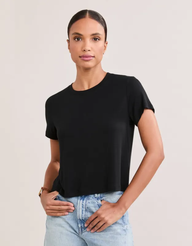 Brooklyn Tee - Black sold by The Wheat Collection