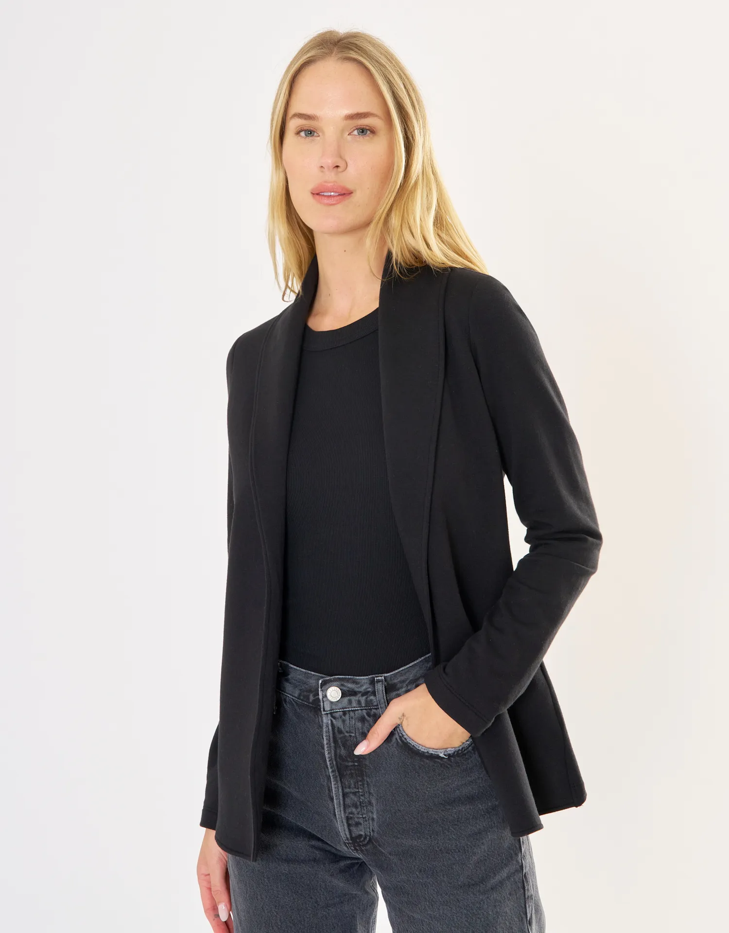 London Blazer - Black sold by The Wheat Collection