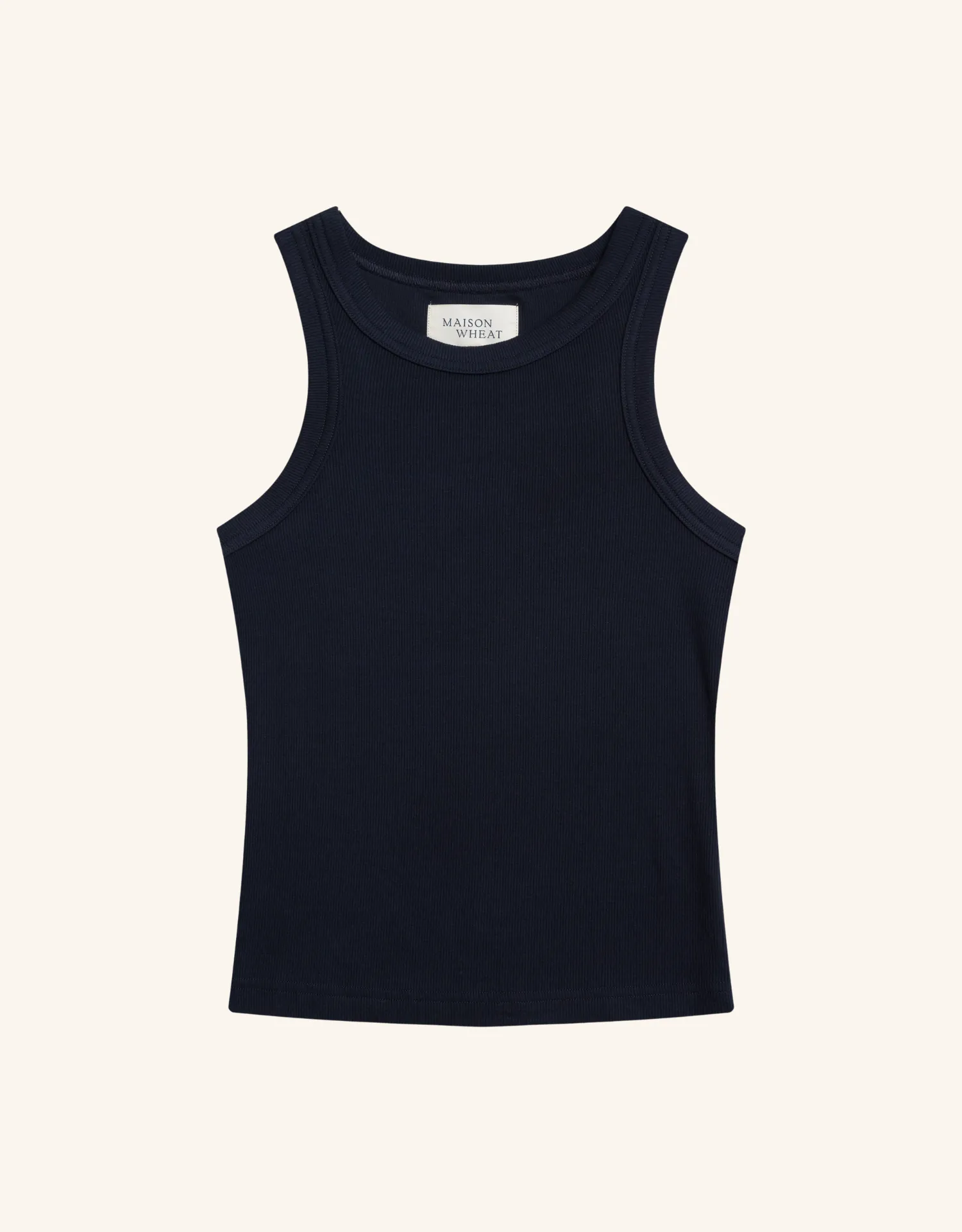 Knoxville Ribbed Tank - Navy sold by The Wheat Collection product image thumbnail 5