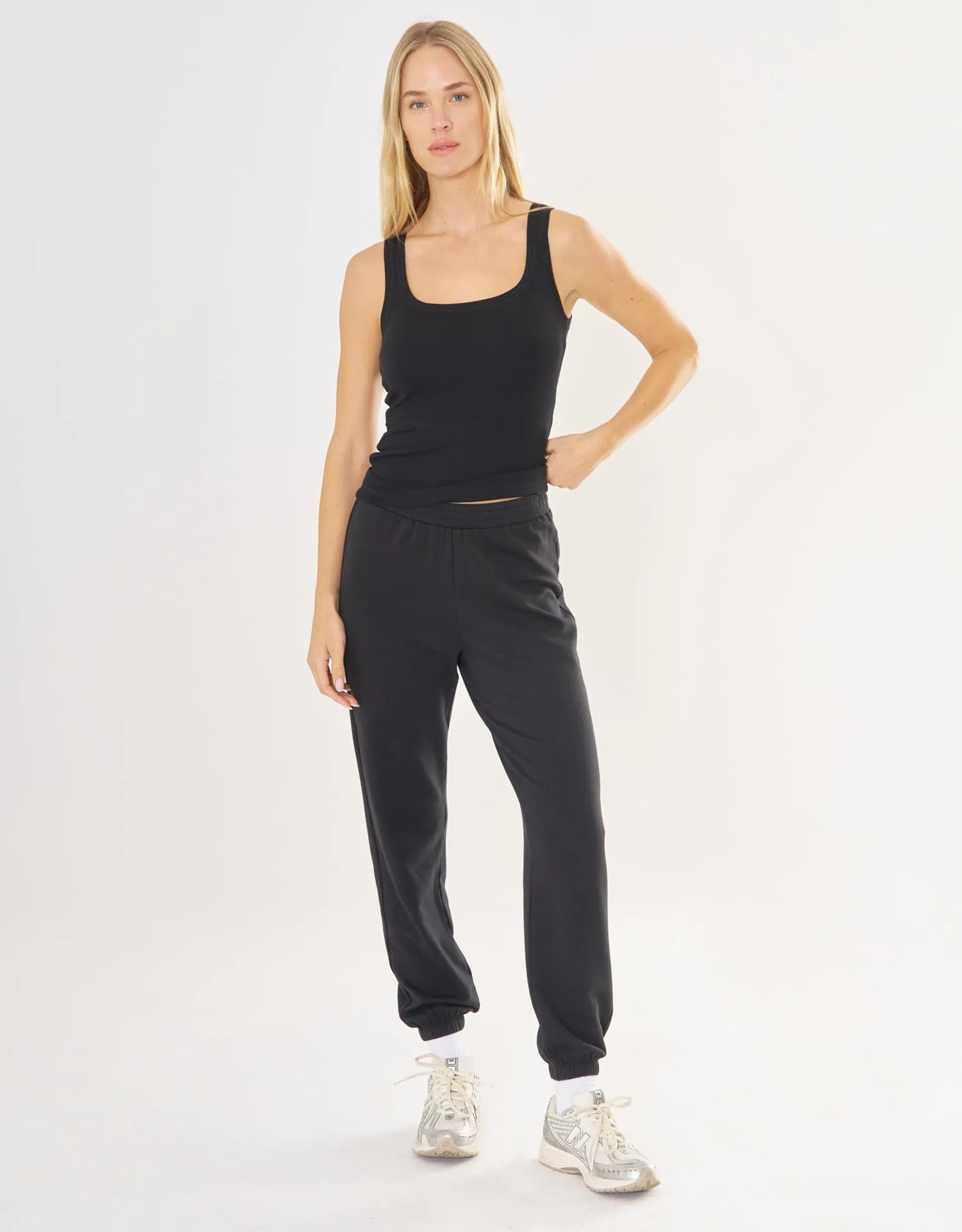 Alexandria Sweatpant - Black sold by The Wheat Collection