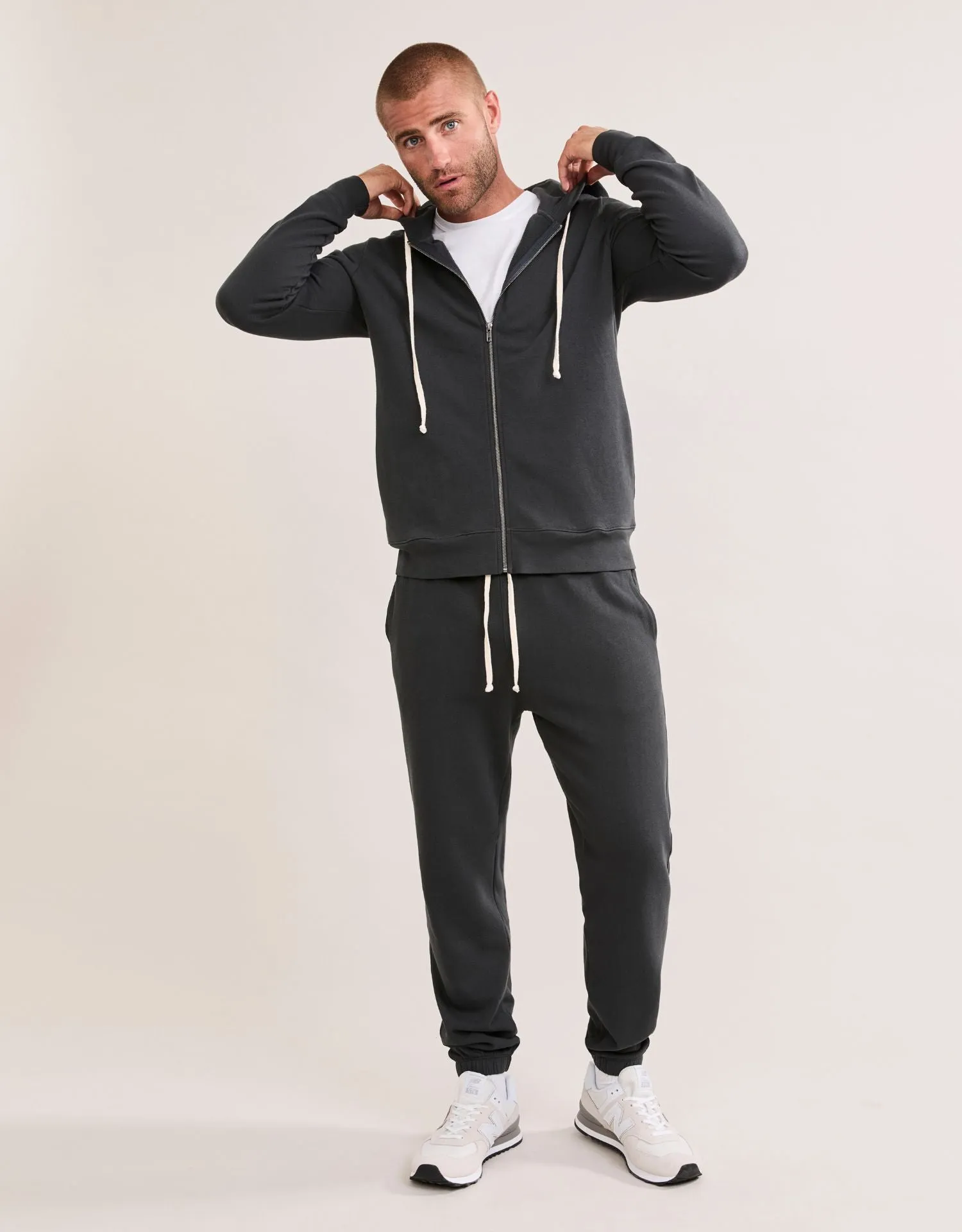 Georgetown Unisex Zip Hoodie - Washed Black sold by The Wheat Collection product image thumbnail 2