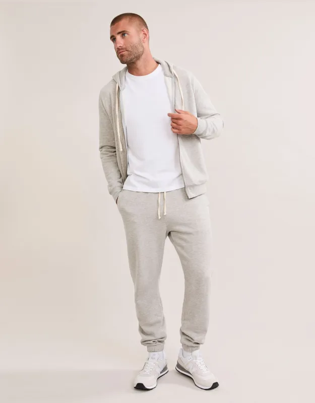 Cambridge Sweatpant - Heather Grey made by The Wheat Collection