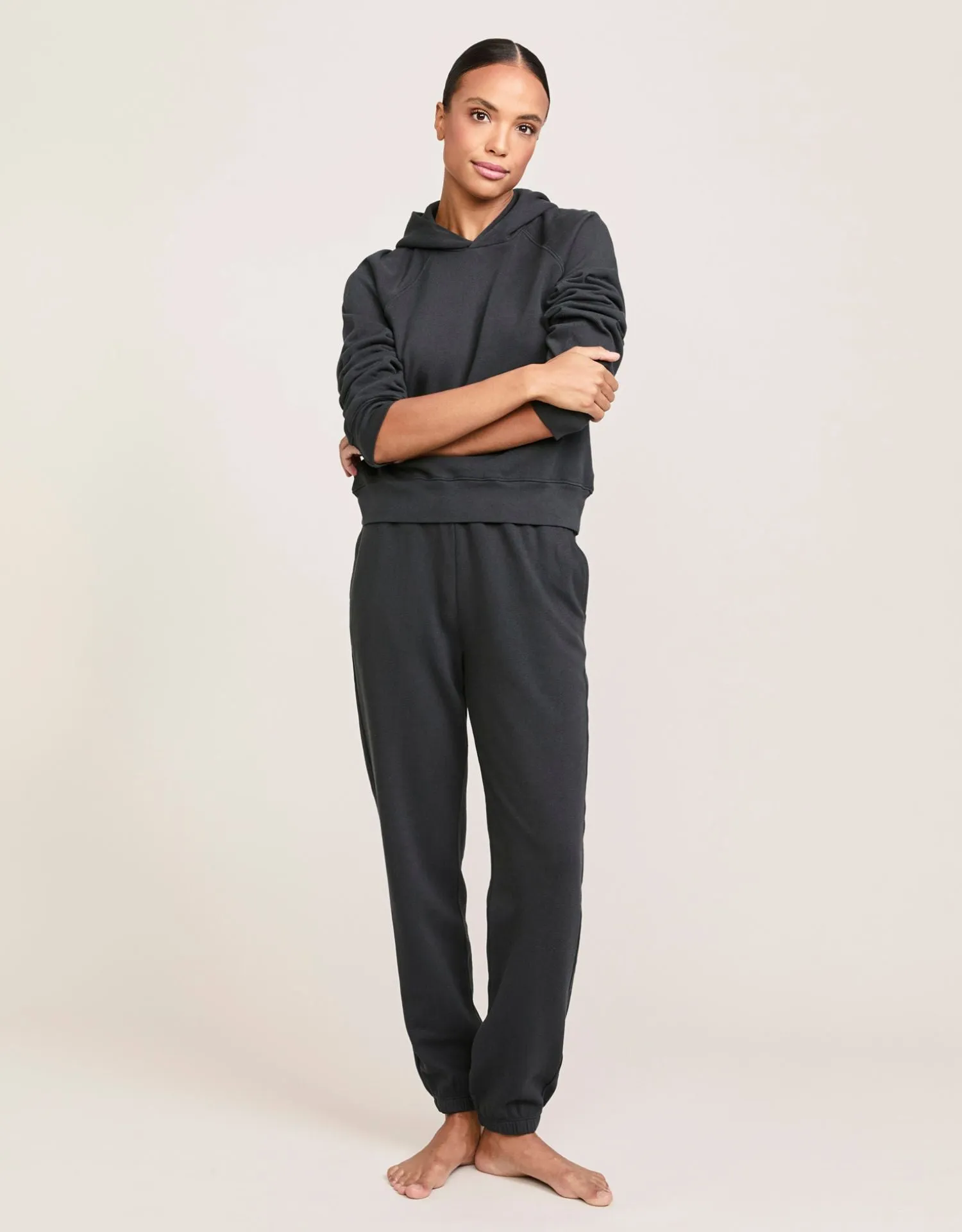 Princeton Hoodie - Washed Black sold by The Wheat Collection product image thumbnail 2