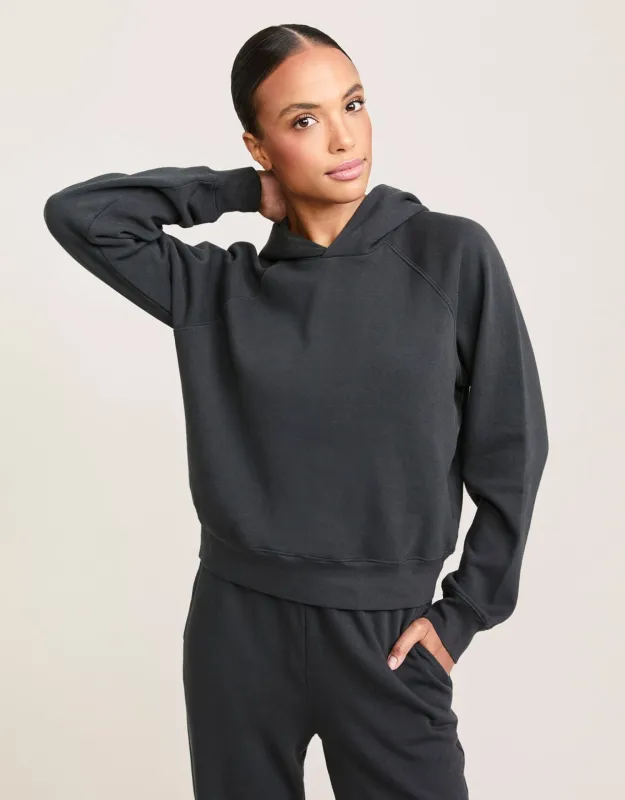 Princeton Hoodie - Washed Black made by The Wheat Collection