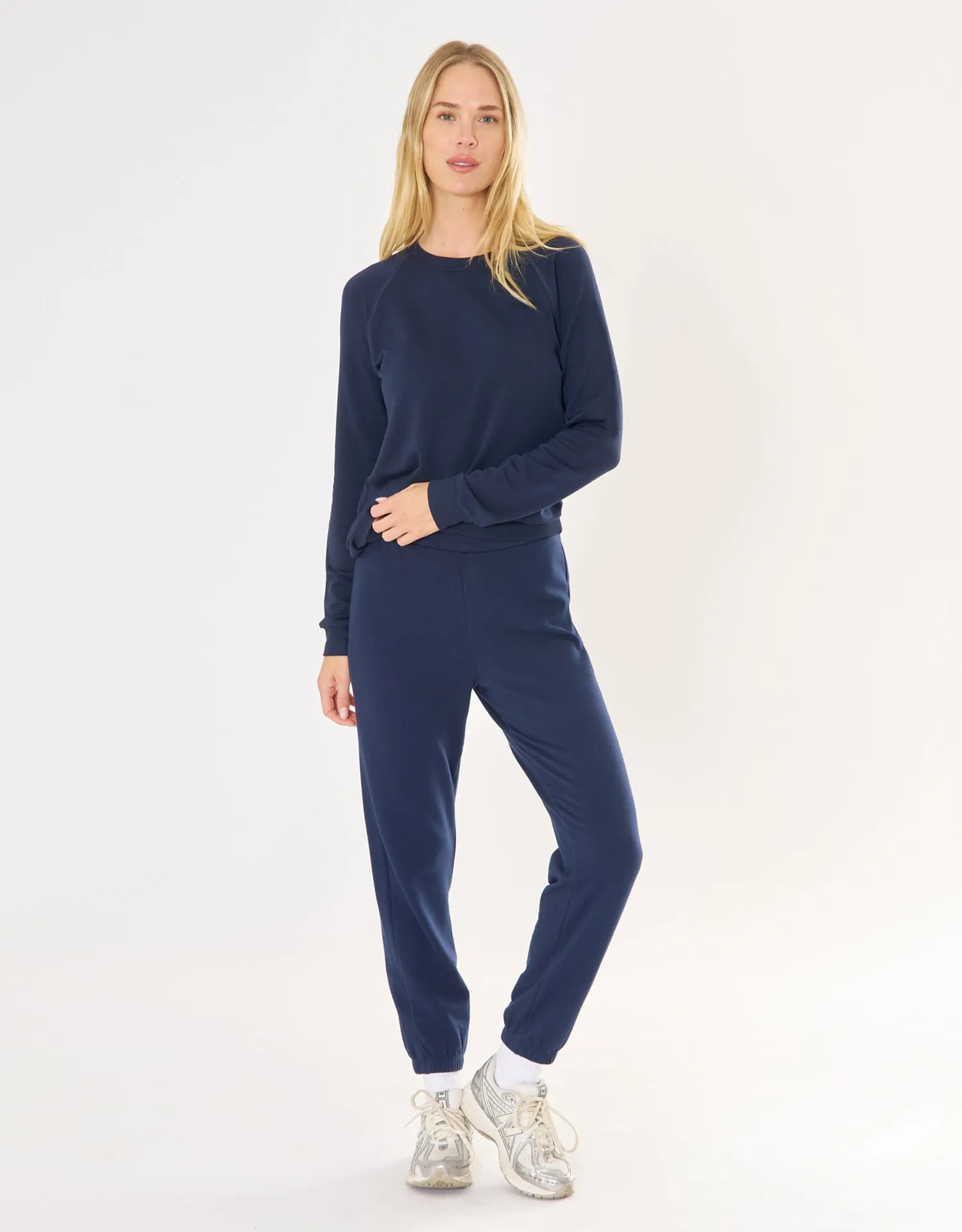 Alexandria Sweatpant - Navy sold by The Wheat Collection product image thumbnail 5