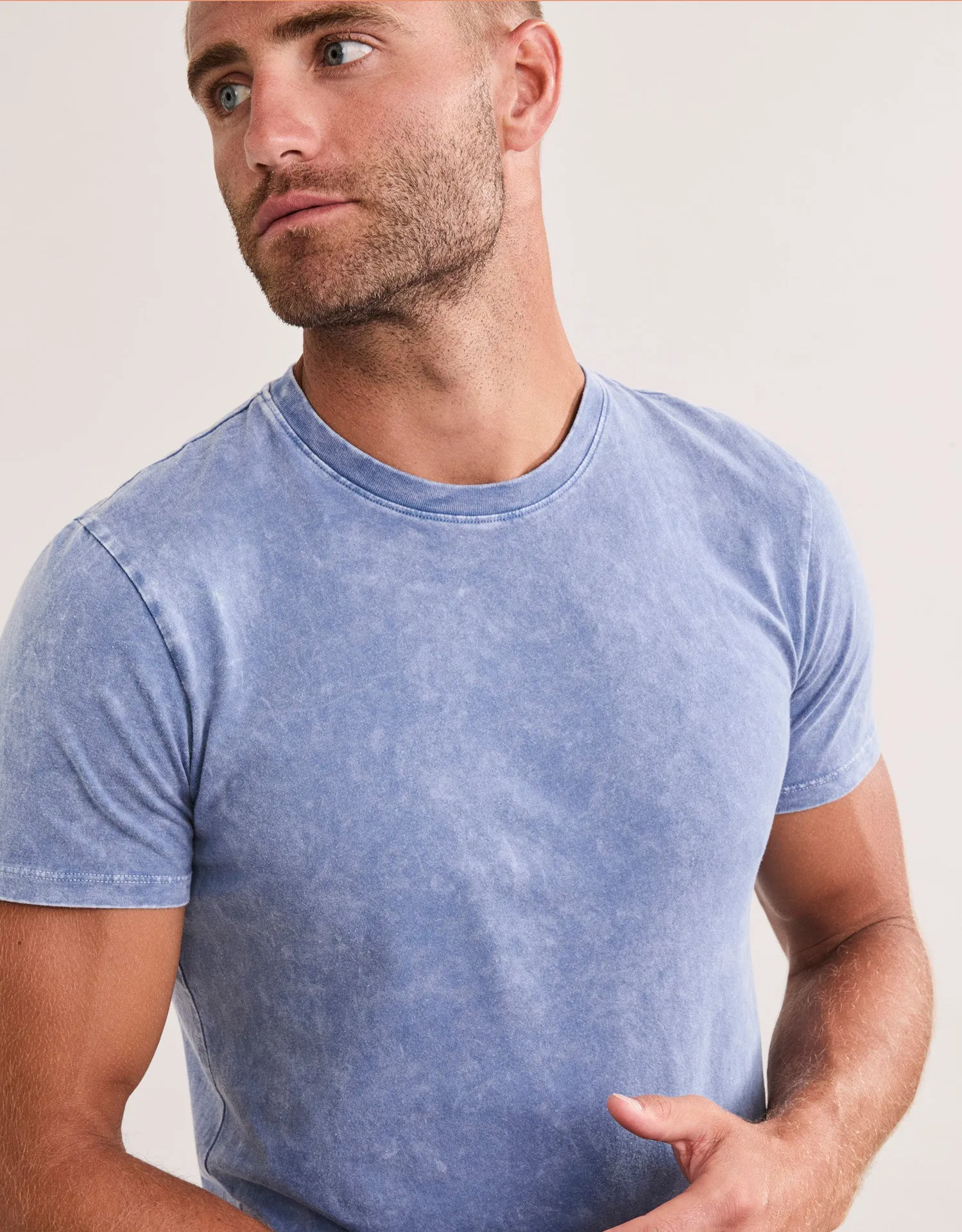 Ojai Tee - Blueberry sold by The Wheat Collection product image thumbnail 3