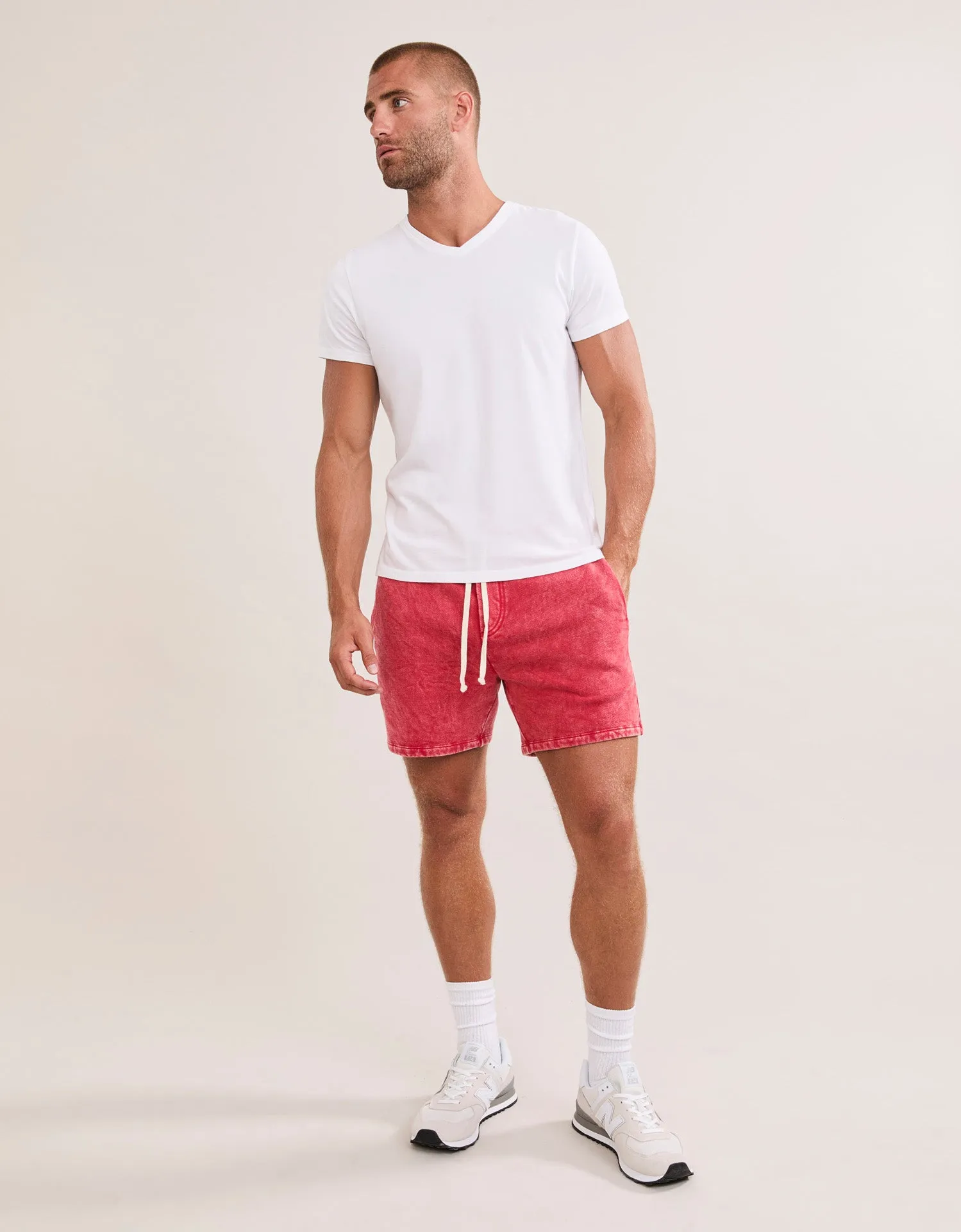 York Short - Cherry sold by The Wheat Collection