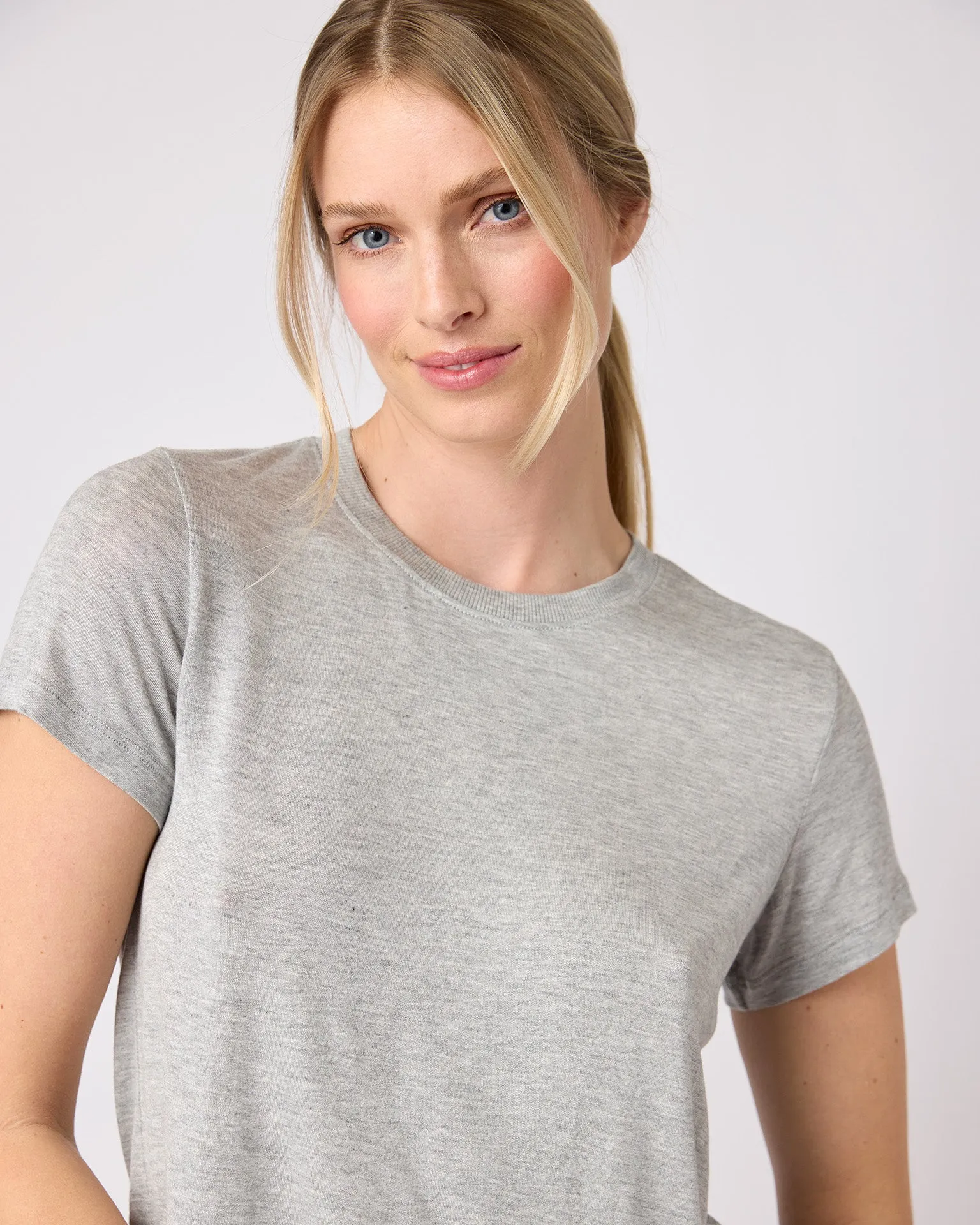 Brooklyn Tee - Charcoal sold by The Wheat Collection product image thumbnail 4