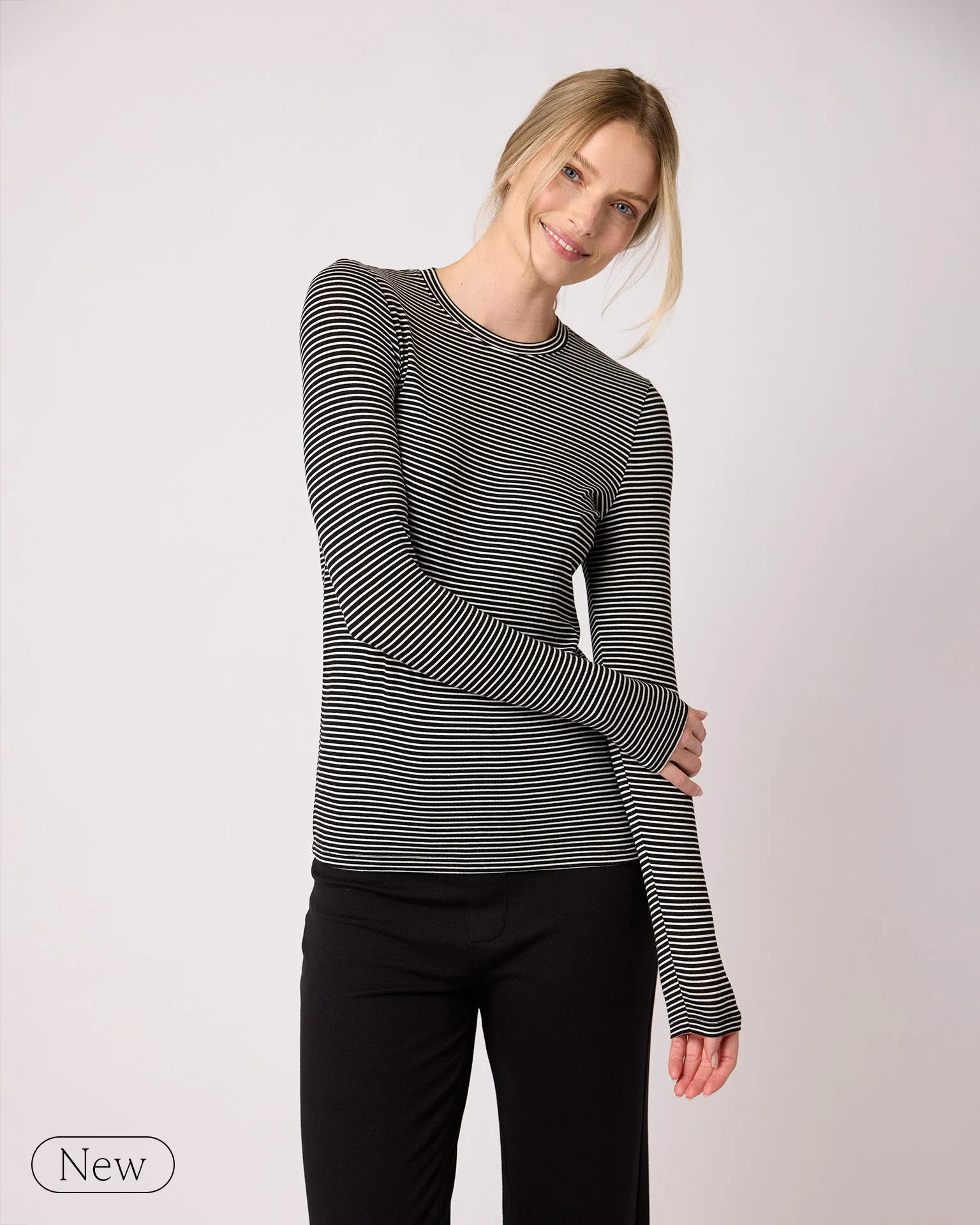 Chicago Long Sleeve - Charcoal sold by The Wheat Collection