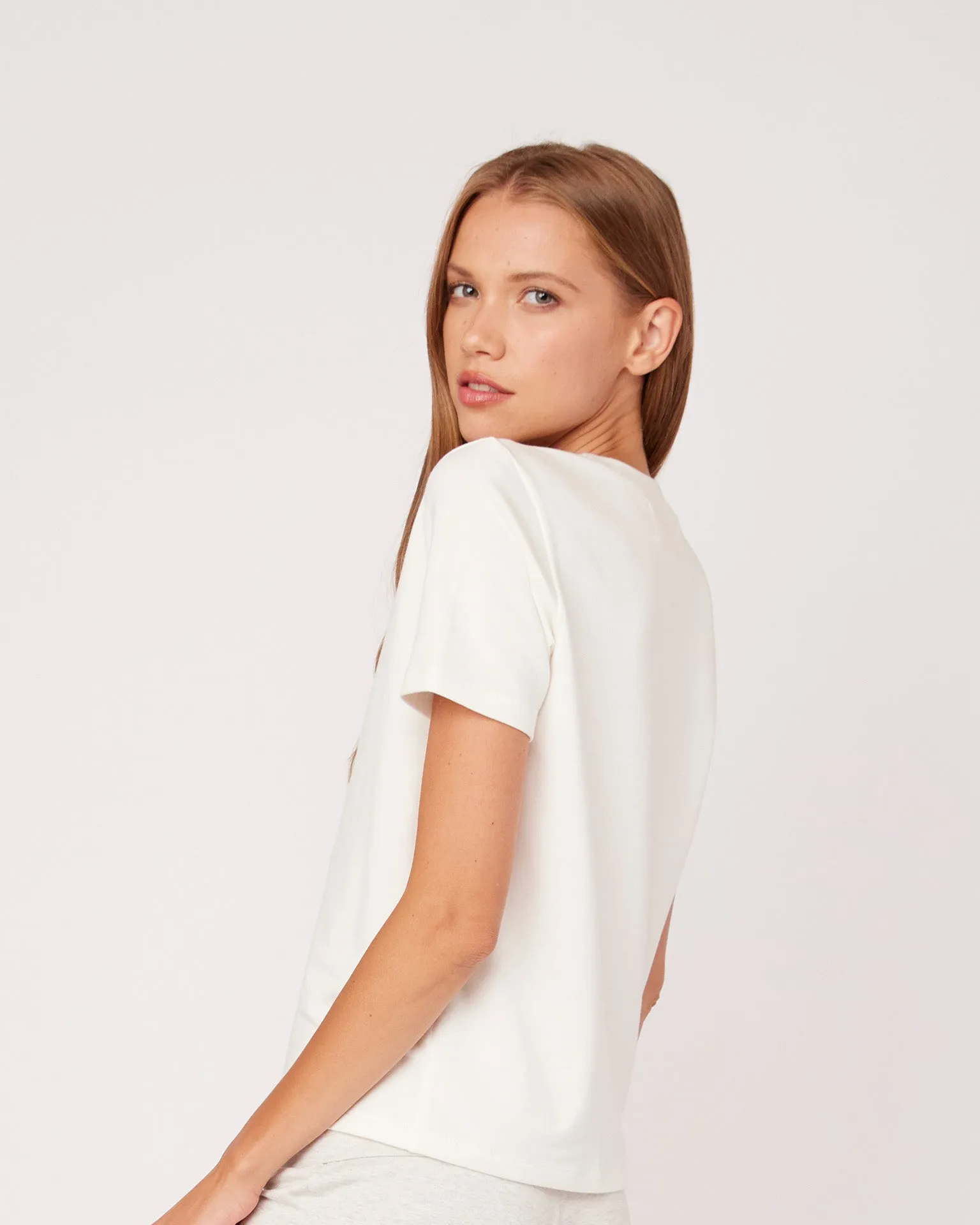 St. Tropez Crew Neck Tee sold by The Wheat Collection product image thumbnail 3