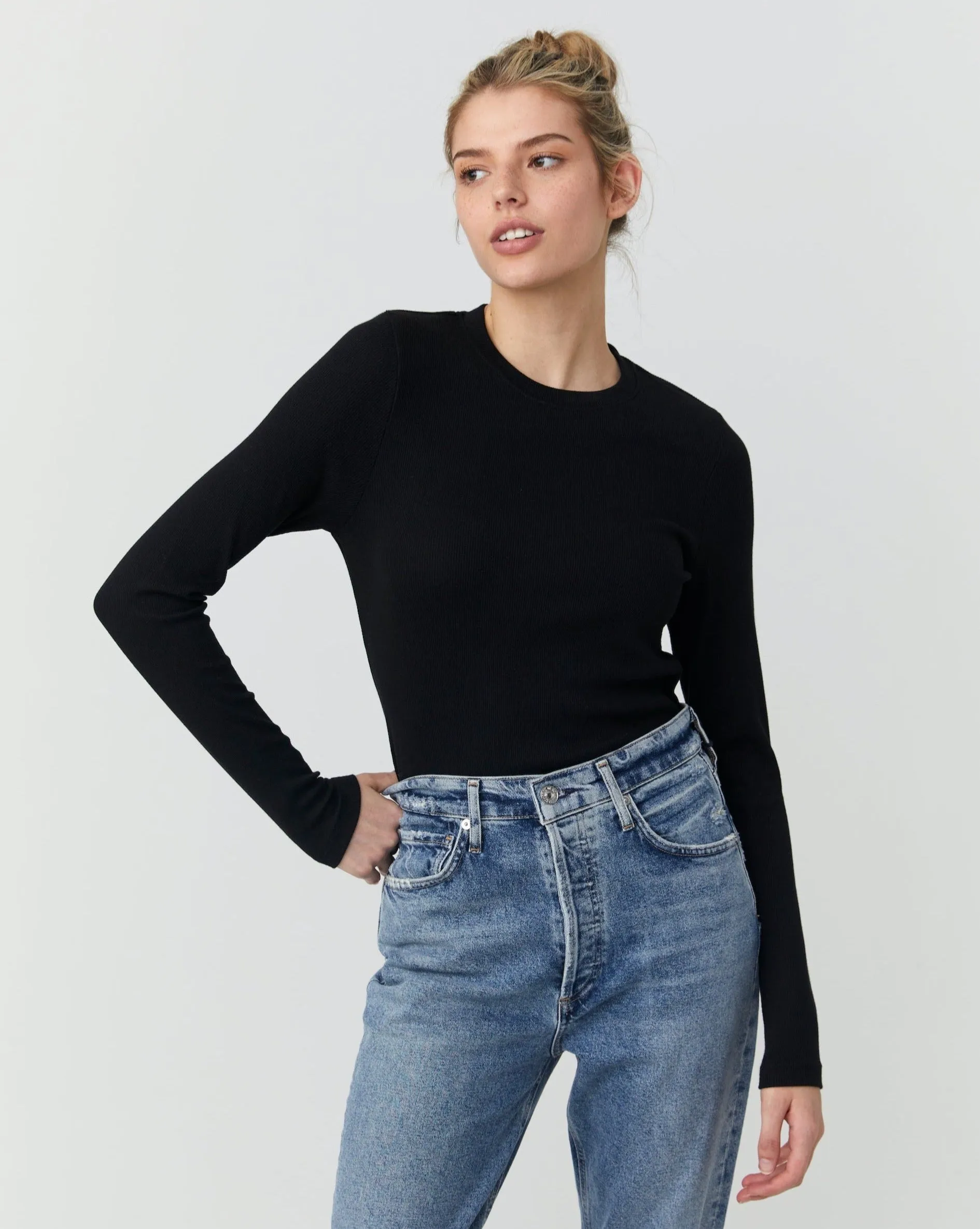 Chicago Ribbed Long Sleeve sold by The Wheat Collection product image thumbnail 5