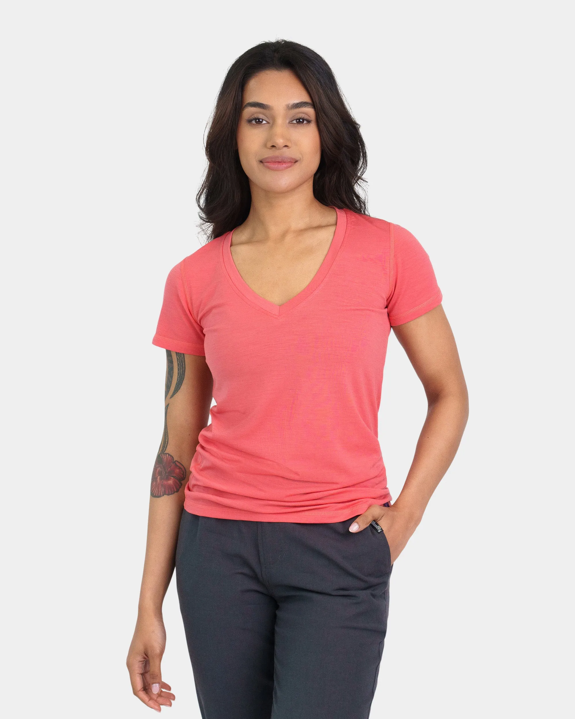 V Neck Tee sold by Woolly Clothing Co product image thumbnail 4