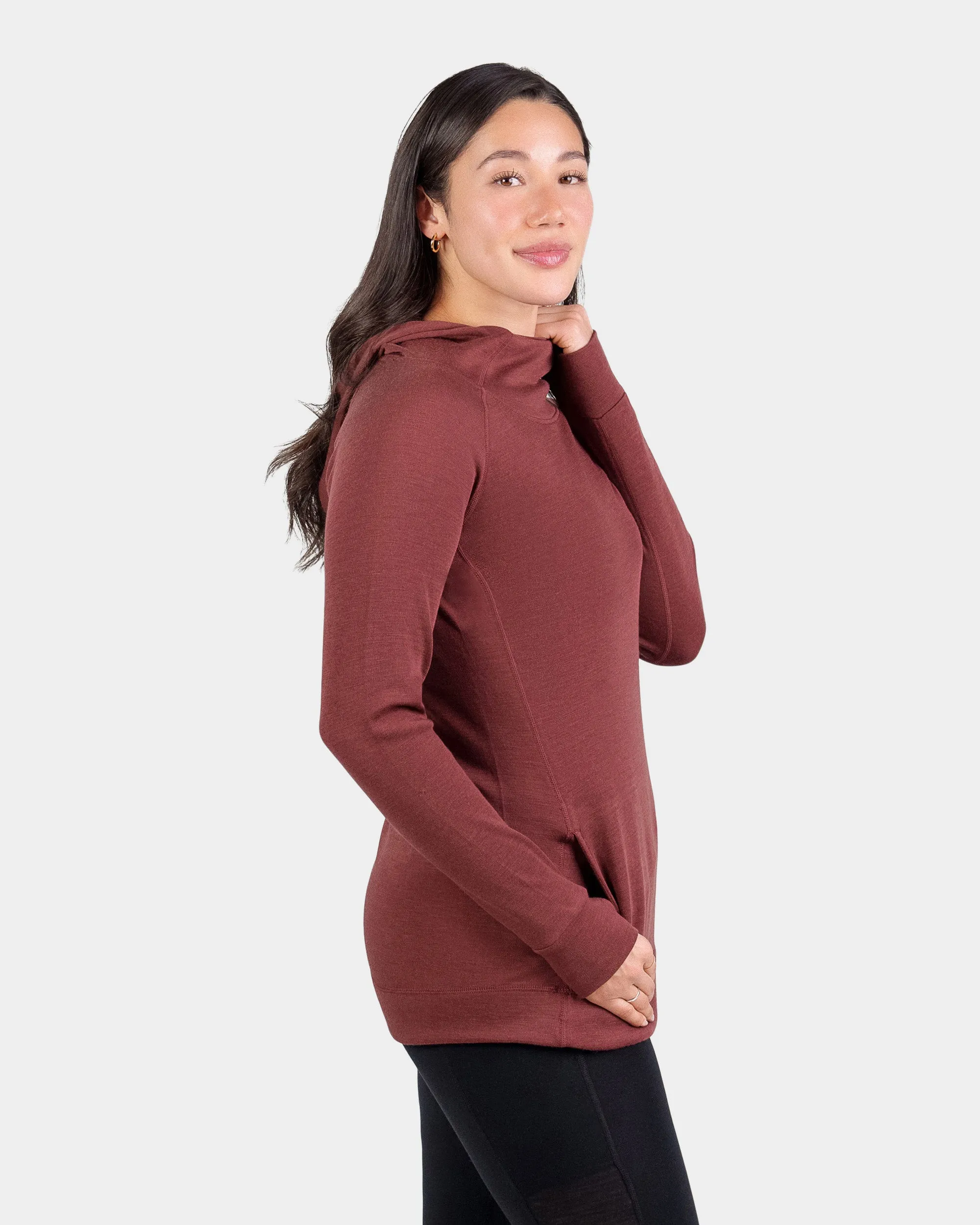 Pro-Knit Pullover Hoodie sold by Woolly Clothing Co product image thumbnail 3