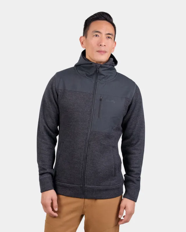 Merino Fleece Zip Hoodie sold by Woolly Clothing Co