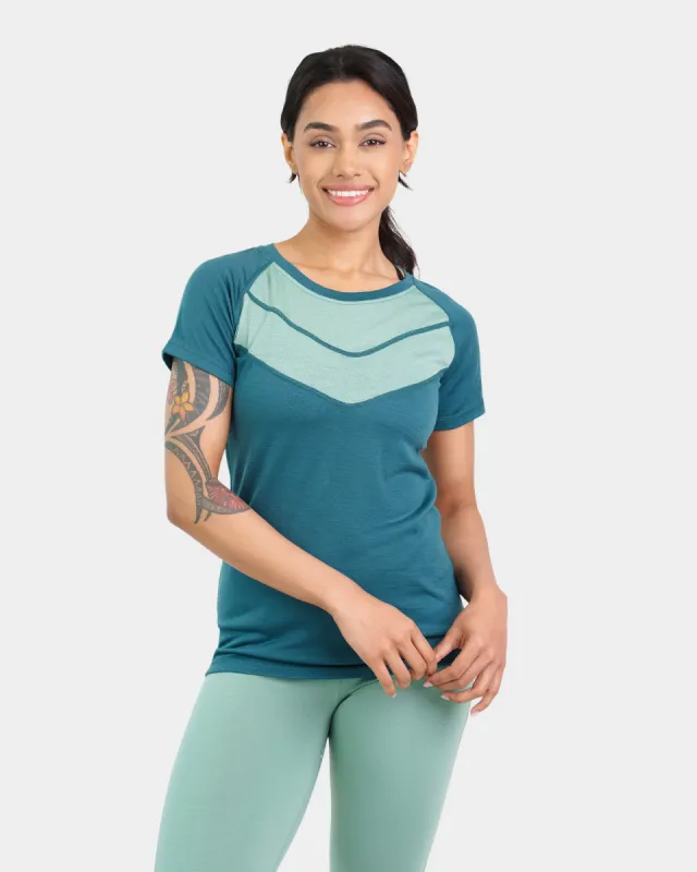 MerinoAire® Crew Tee sold by Woolly Clothing Co