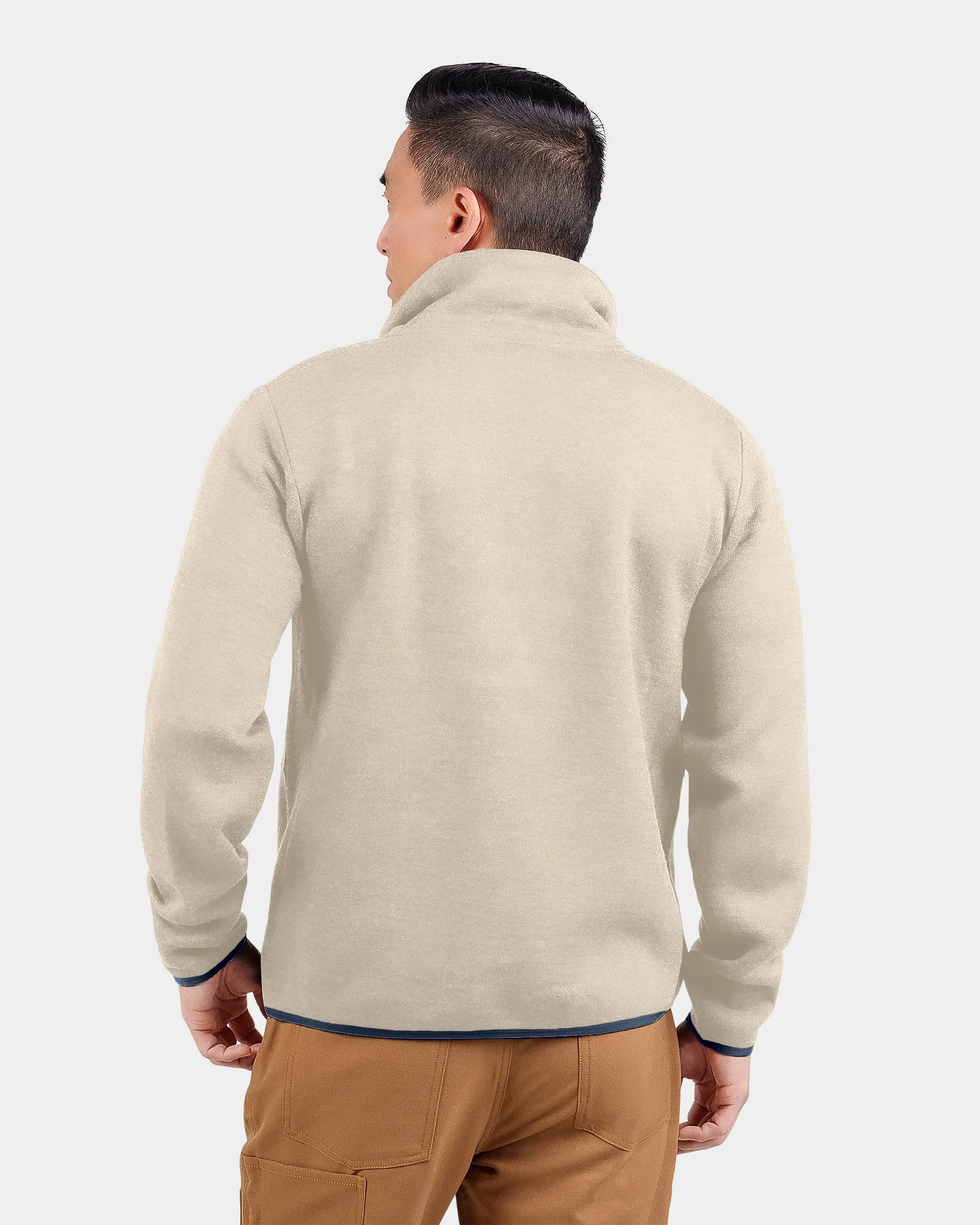 Merino Fleece Quarter Zip sold by Woolly Clothing Co product image thumbnail 5