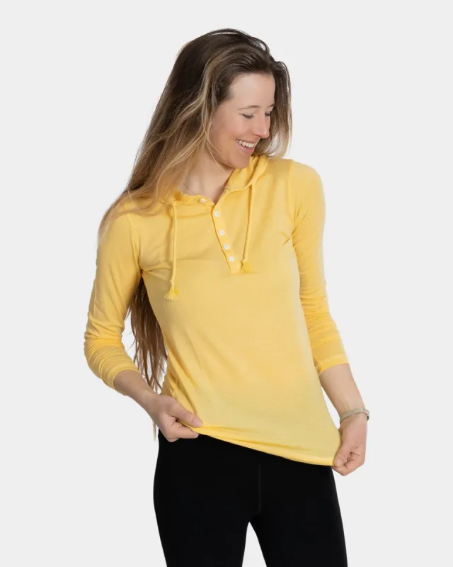 Henley Hoodie sold by Woolly Clothing Co