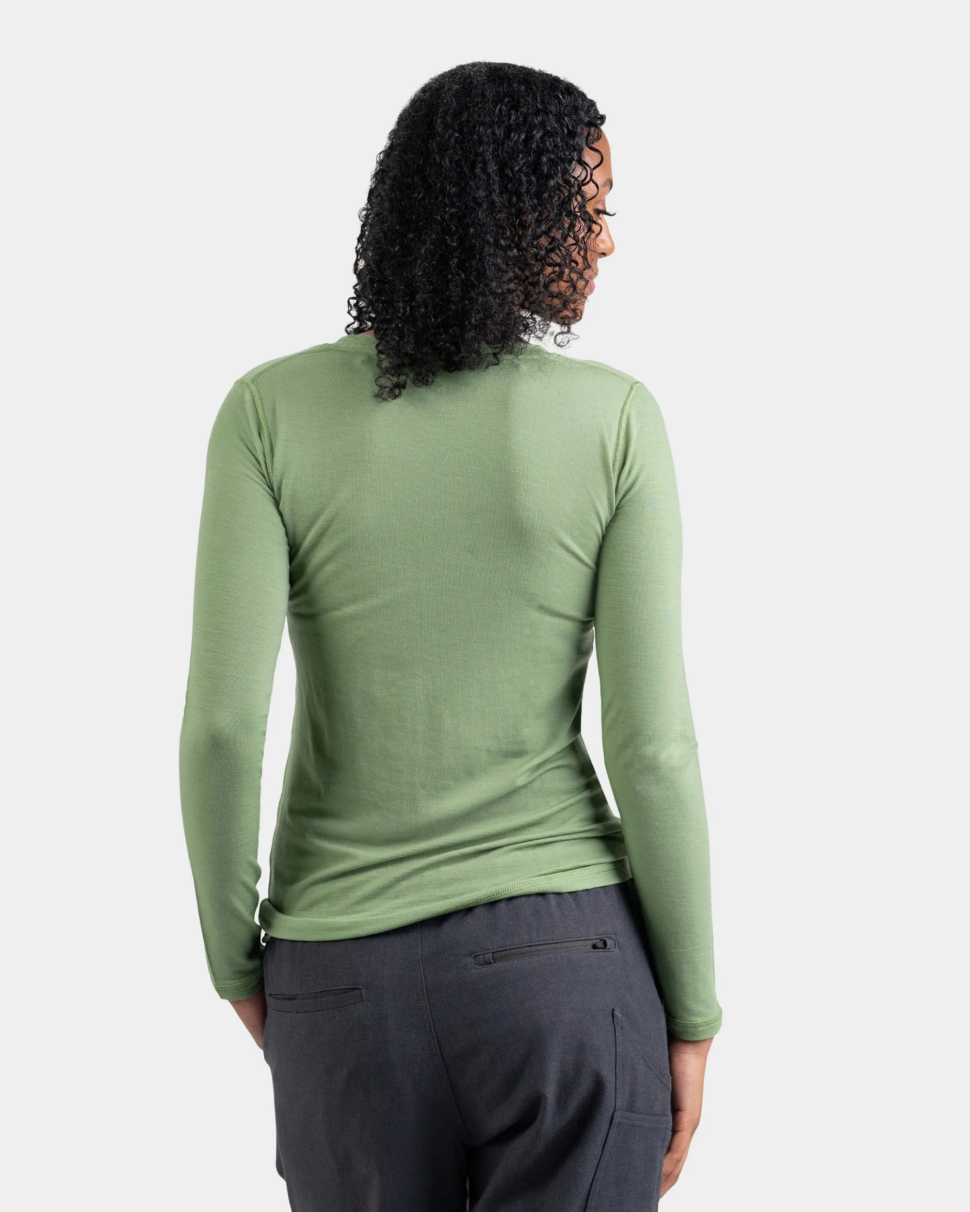V Neck Long Sleeve sold by Woolly Clothing Co product image thumbnail 3