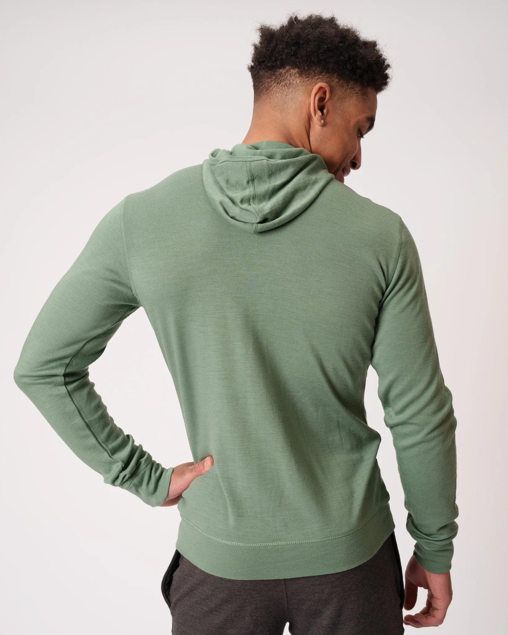 Pro-Knit Zip Hoodie sold by Woolly Clothing Co product image thumbnail 4