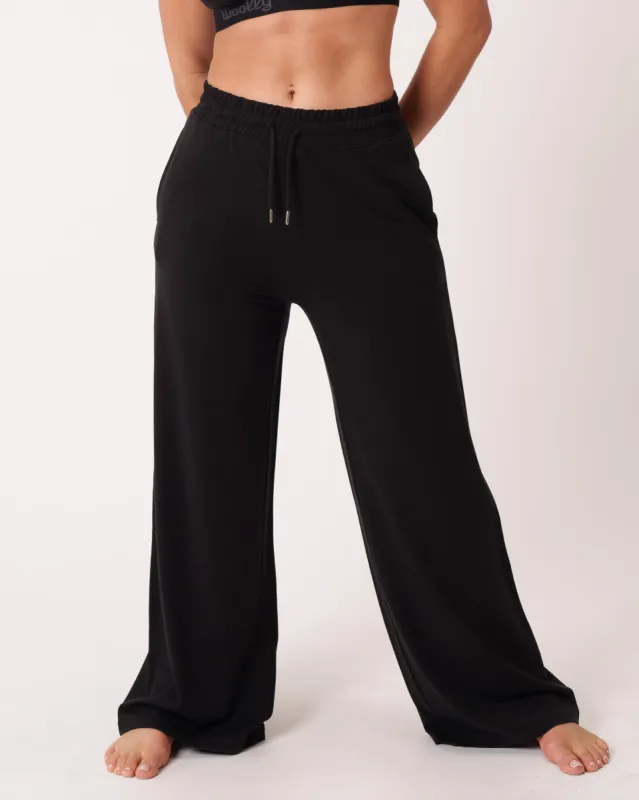 Wide Leg Flex Bottoms sold by Woolly Clothing Co
