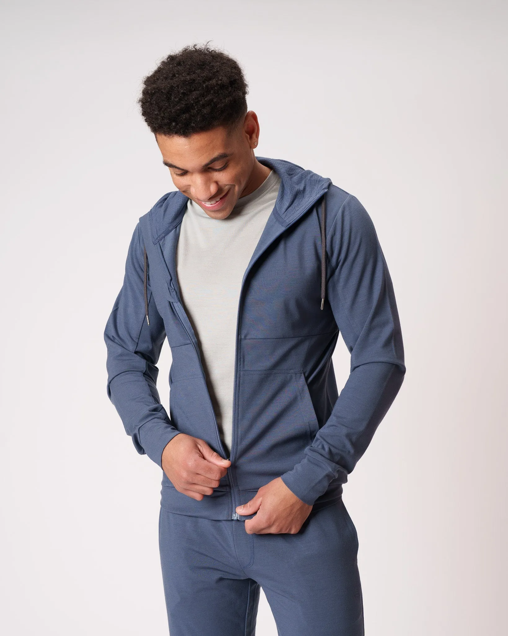 MerinoAire® Zip Hoodie sold by Woolly Clothing Co product image thumbnail 2