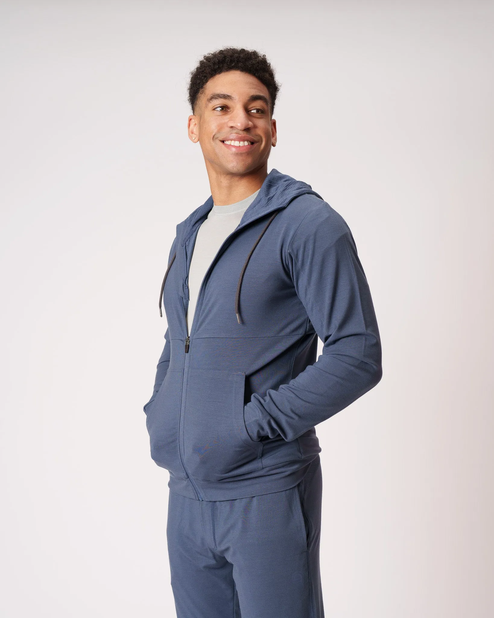 MerinoAire® Zip Hoodie sold by Woolly Clothing Co product image thumbnail 3