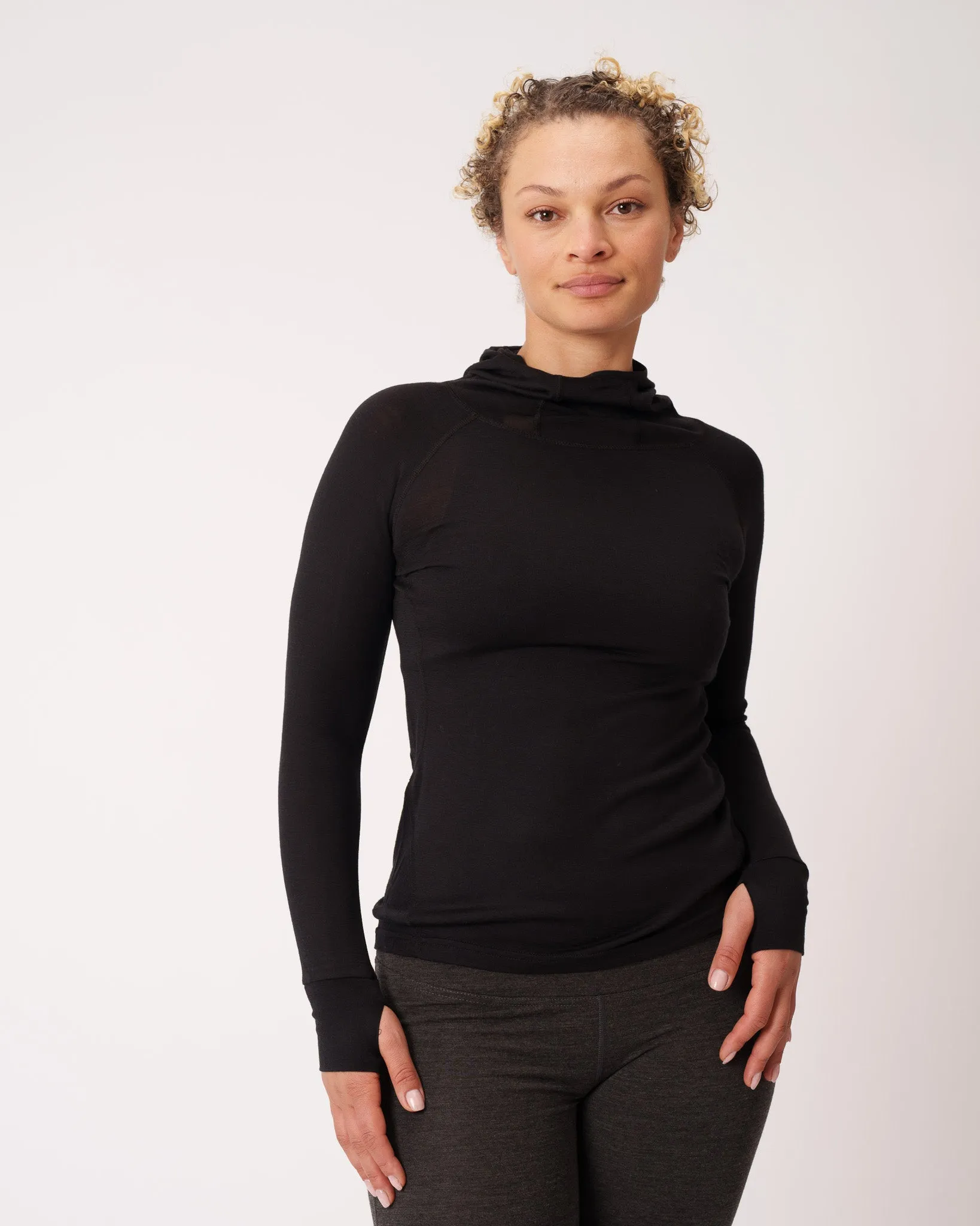 MerinoAire® Lightweight Snorkel Hoodie sold by Woolly Clothing Co product image thumbnail 4