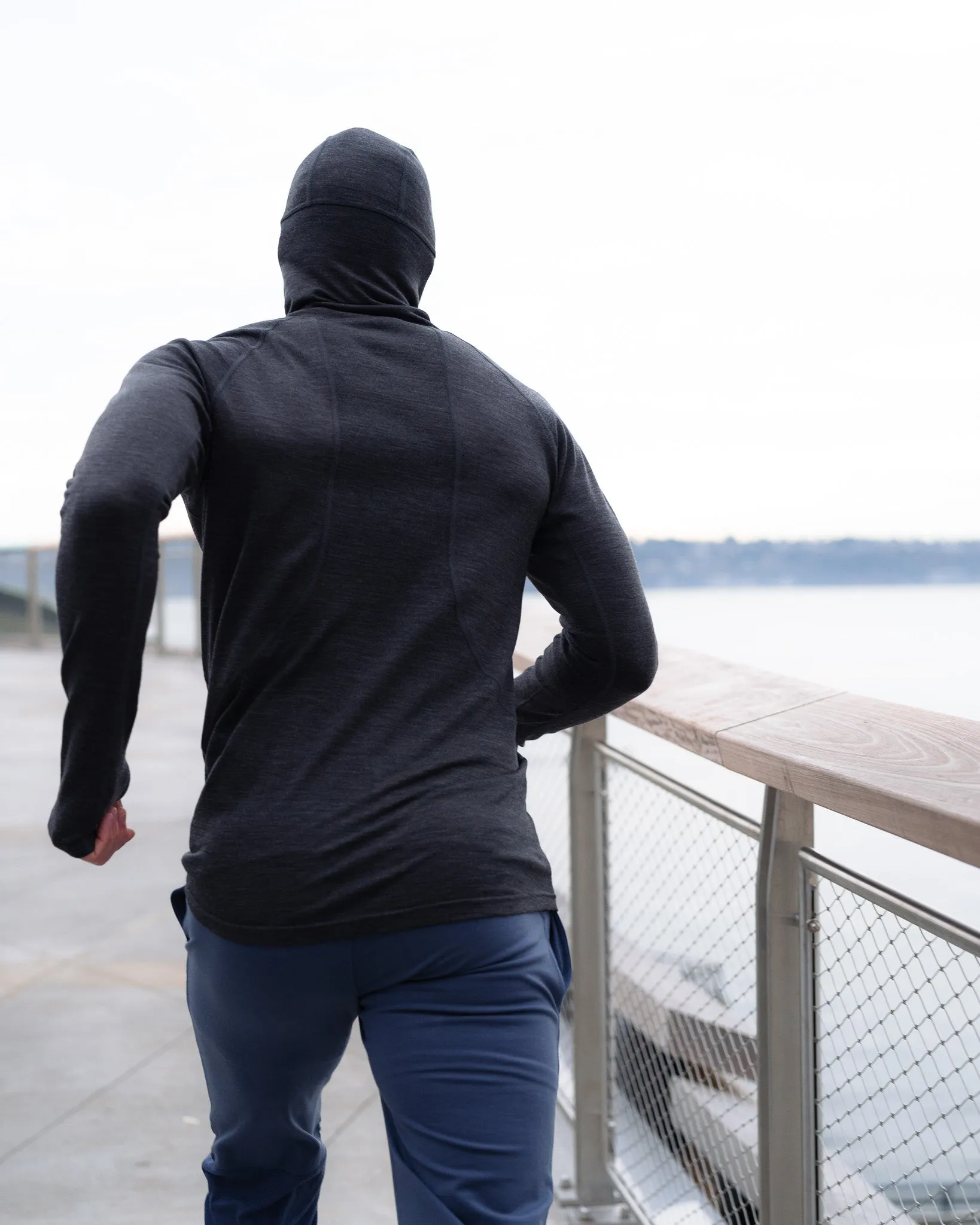 MerinoAire® Lightweight Snorkel Hoodie sold by Woolly Clothing Co product image thumbnail 4