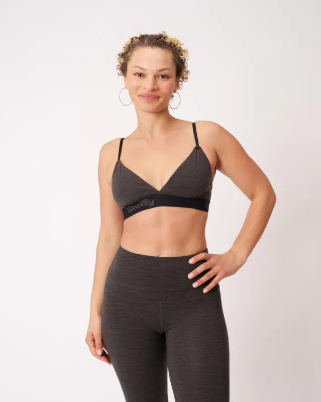 Triangle Bralette sold by Woolly Clothing Co