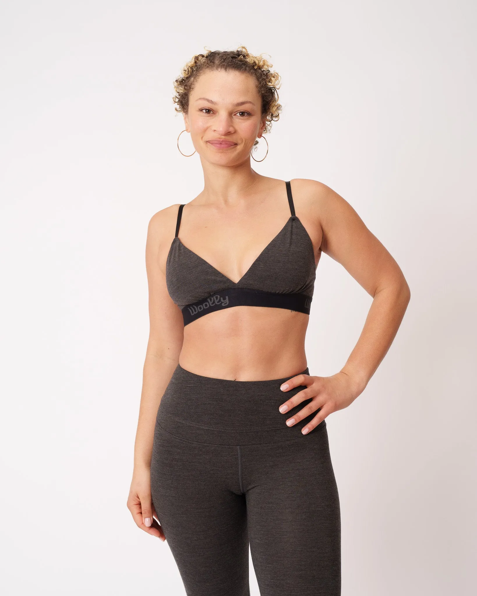 Triangle Bralette sold by Woolly Clothing Co