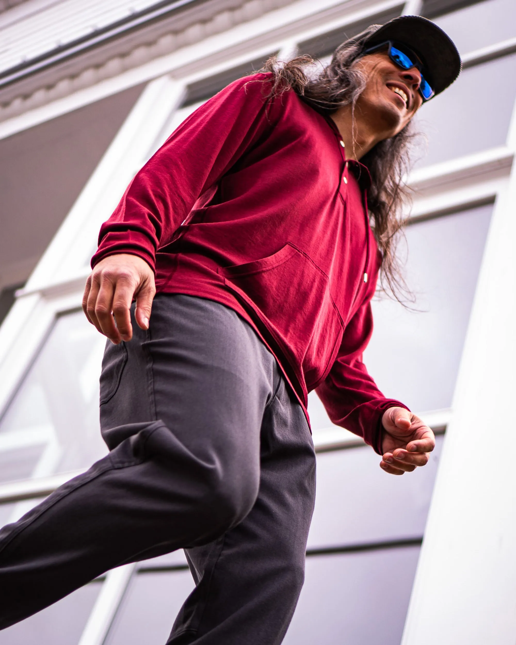 Henley Hoodie sold by Woolly Clothing Co product image thumbnail 5