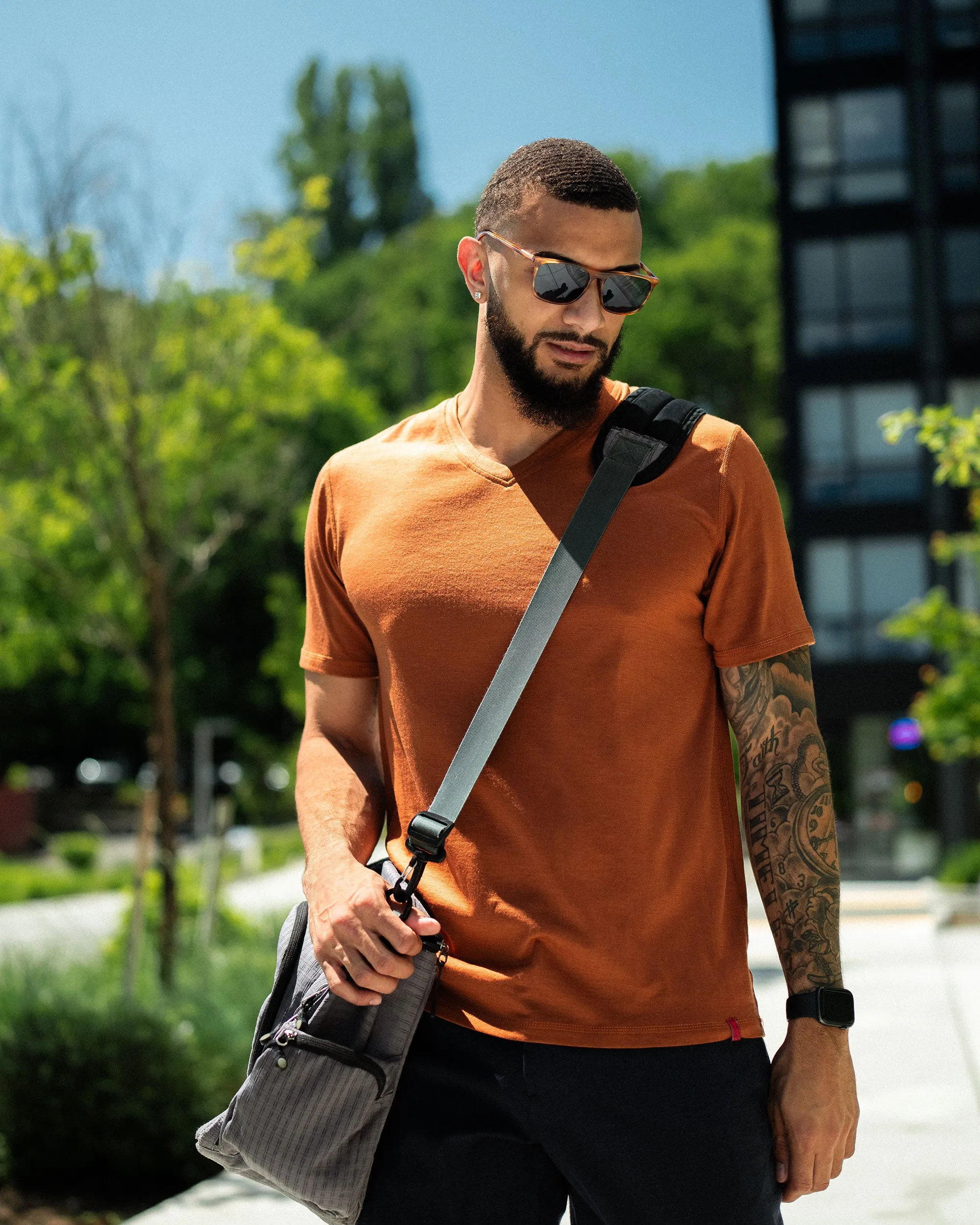 Everyday V Neck Tee sold by Woolly Clothing Co product image thumbnail 3