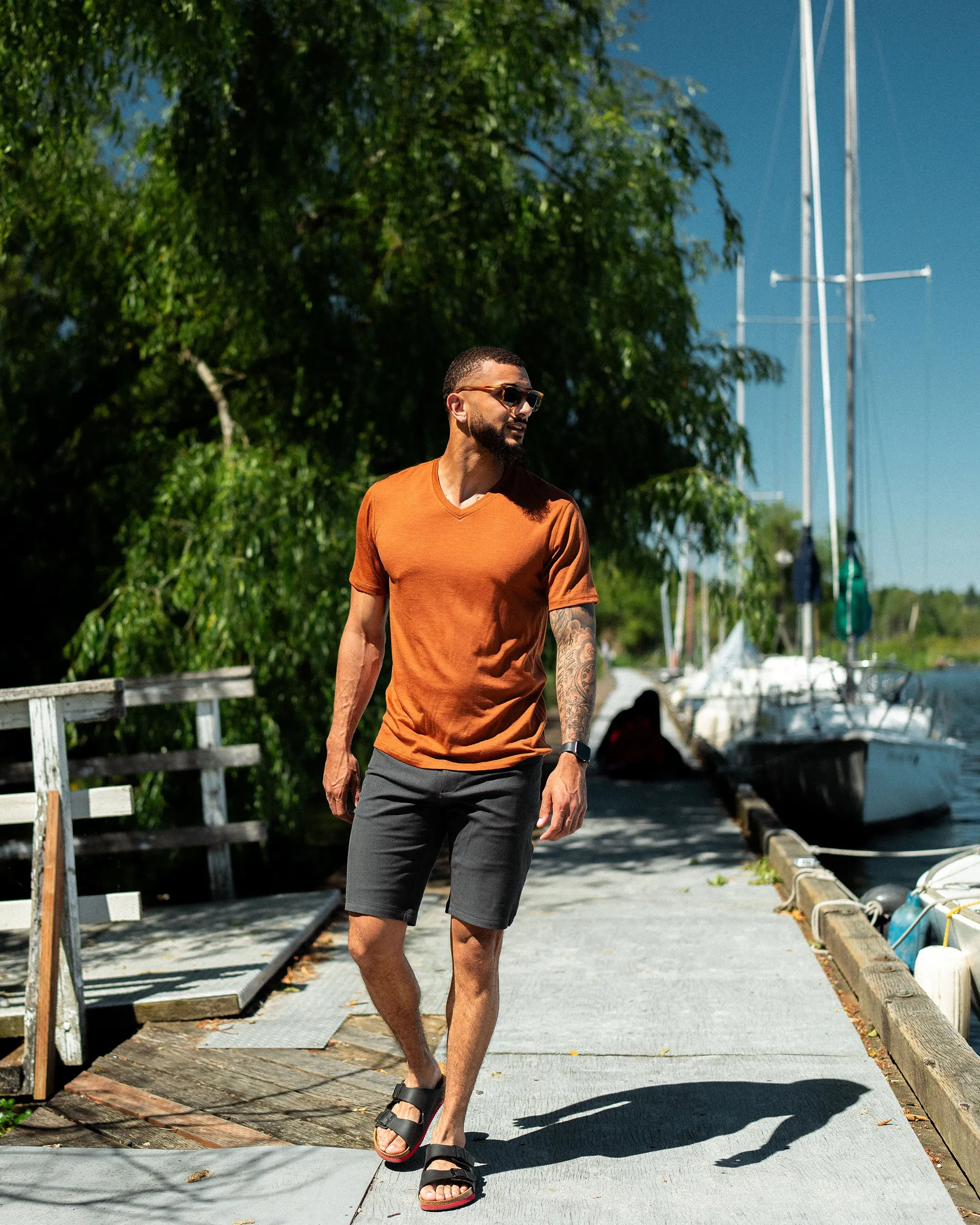 Everyday V Neck Tee sold by Woolly Clothing Co product image thumbnail 2