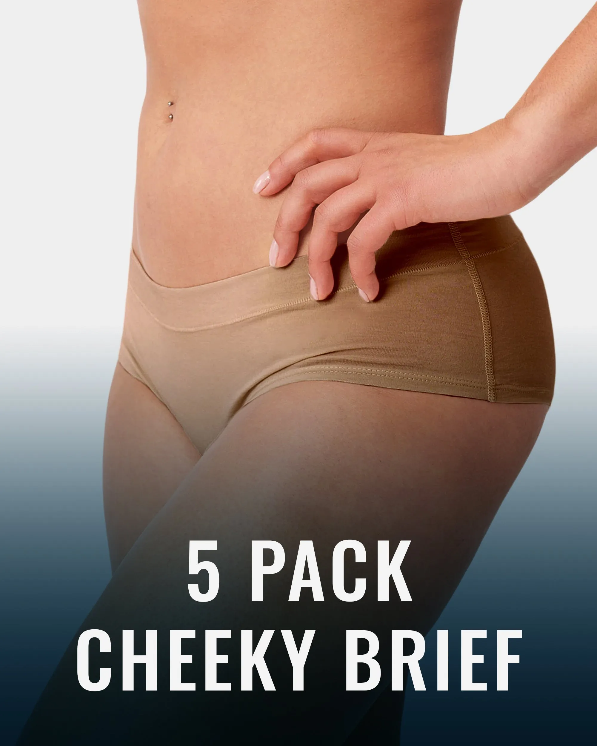 Cheeky Brief 5 Pack sold by Woolly Clothing Co