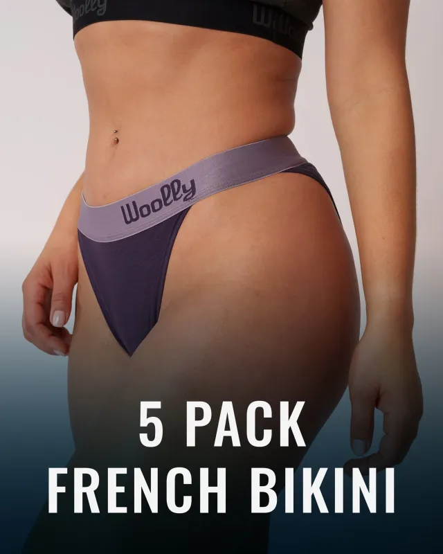 French Bikini 5 Pack sold by Woolly Clothing Co