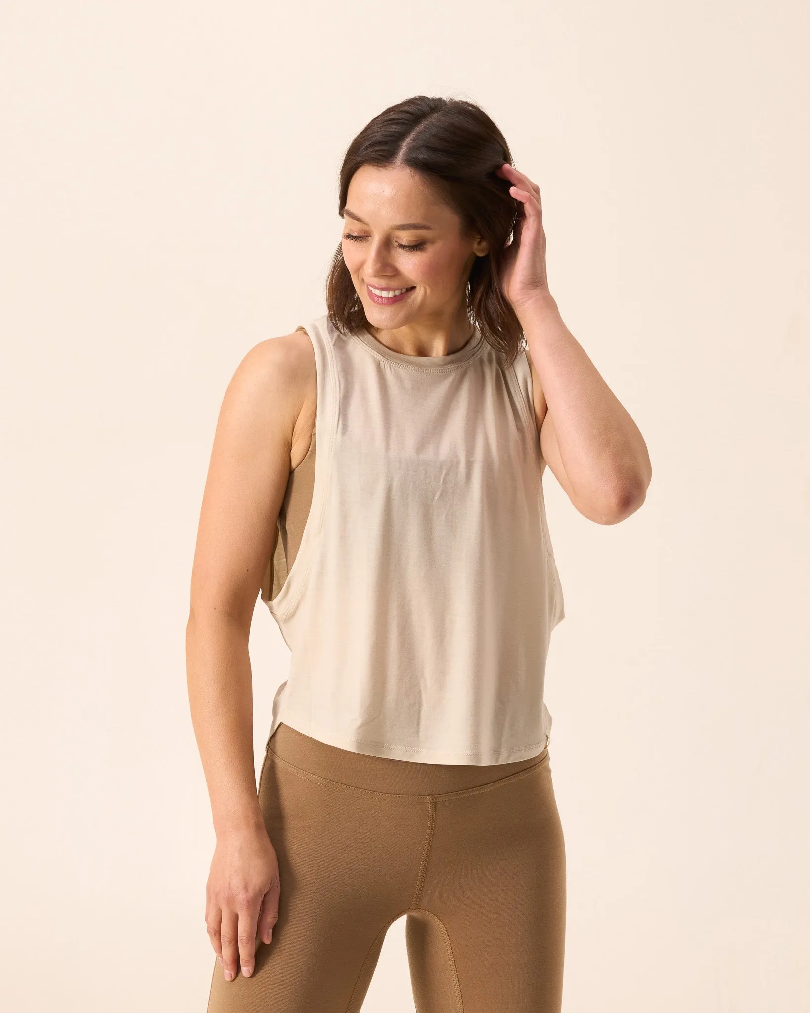Women’s Muscle Tank sold by Woolly Clothing Co