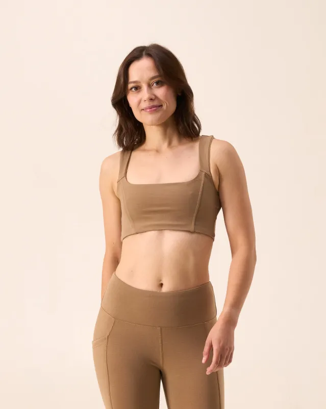 Women’s Open-Back Bralette sold by Woolly Clothing Co