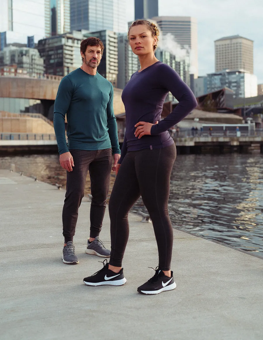 Long Sleeve Pocket Crew Closeout sold by Woolly Clothing Co product image thumbnail 2