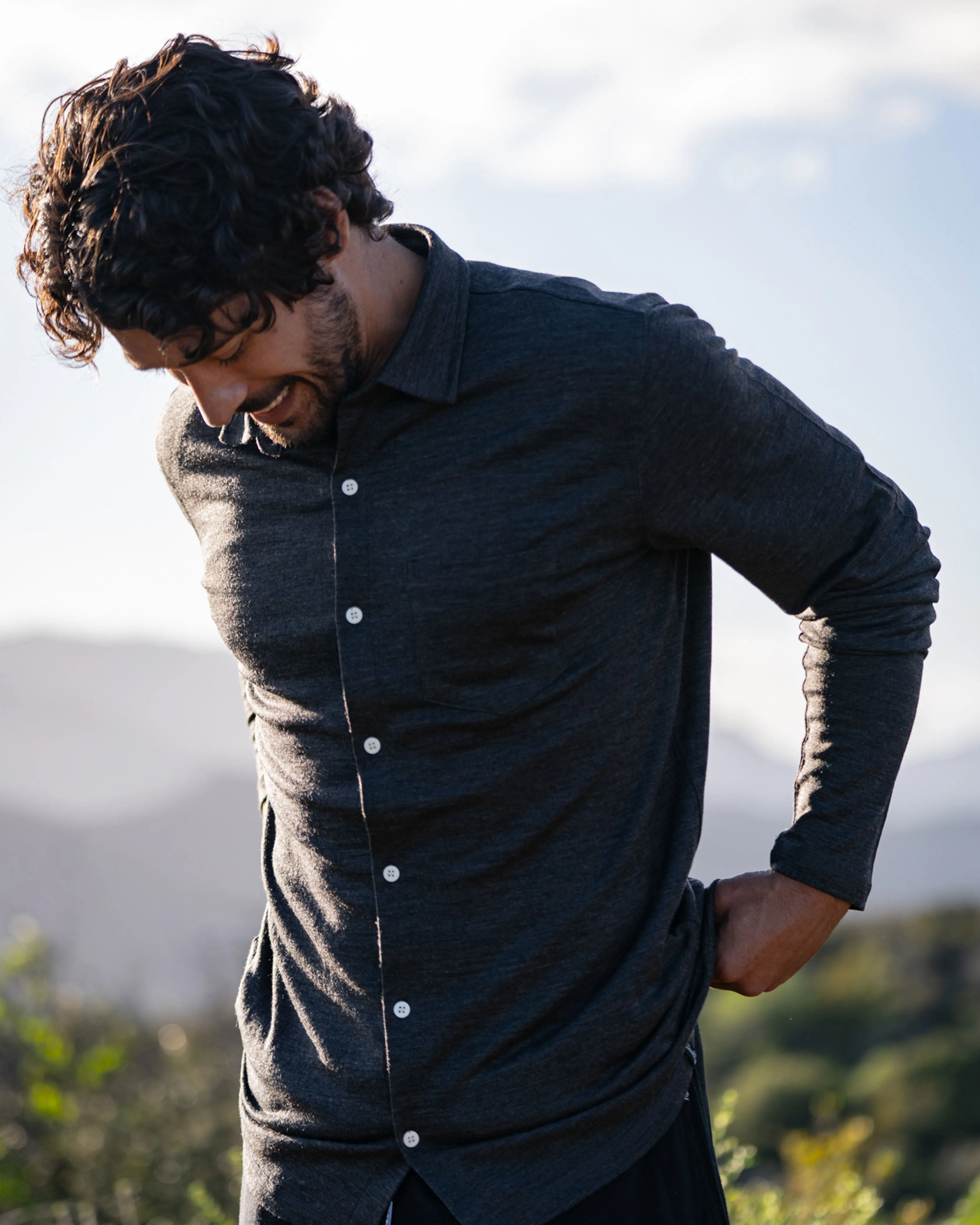 Long Sleeve Button Up sold by Woolly Clothing Co product image thumbnail 4