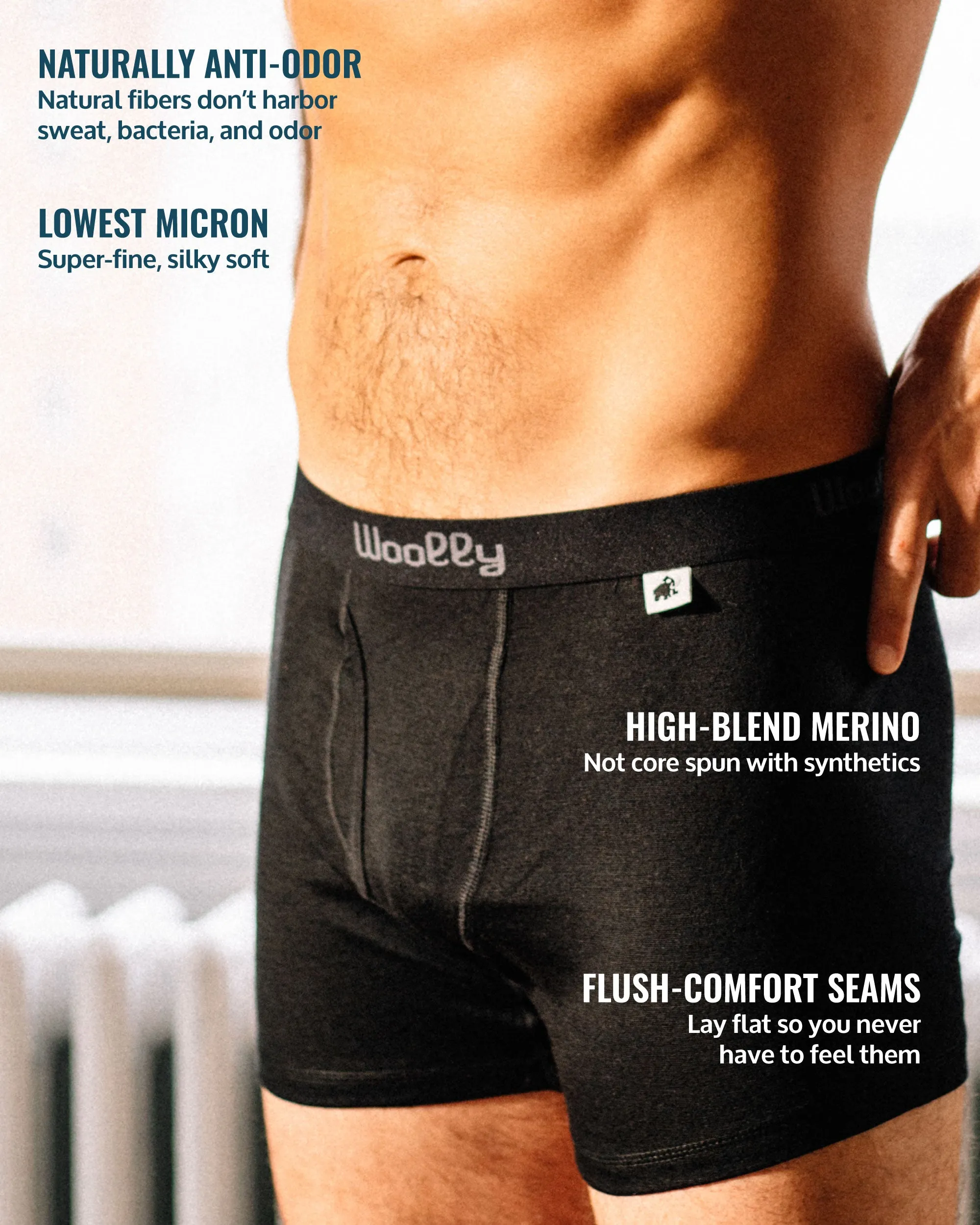 Everyday 5in Boxer Brief sold by Woolly Clothing Co product image thumbnail 4