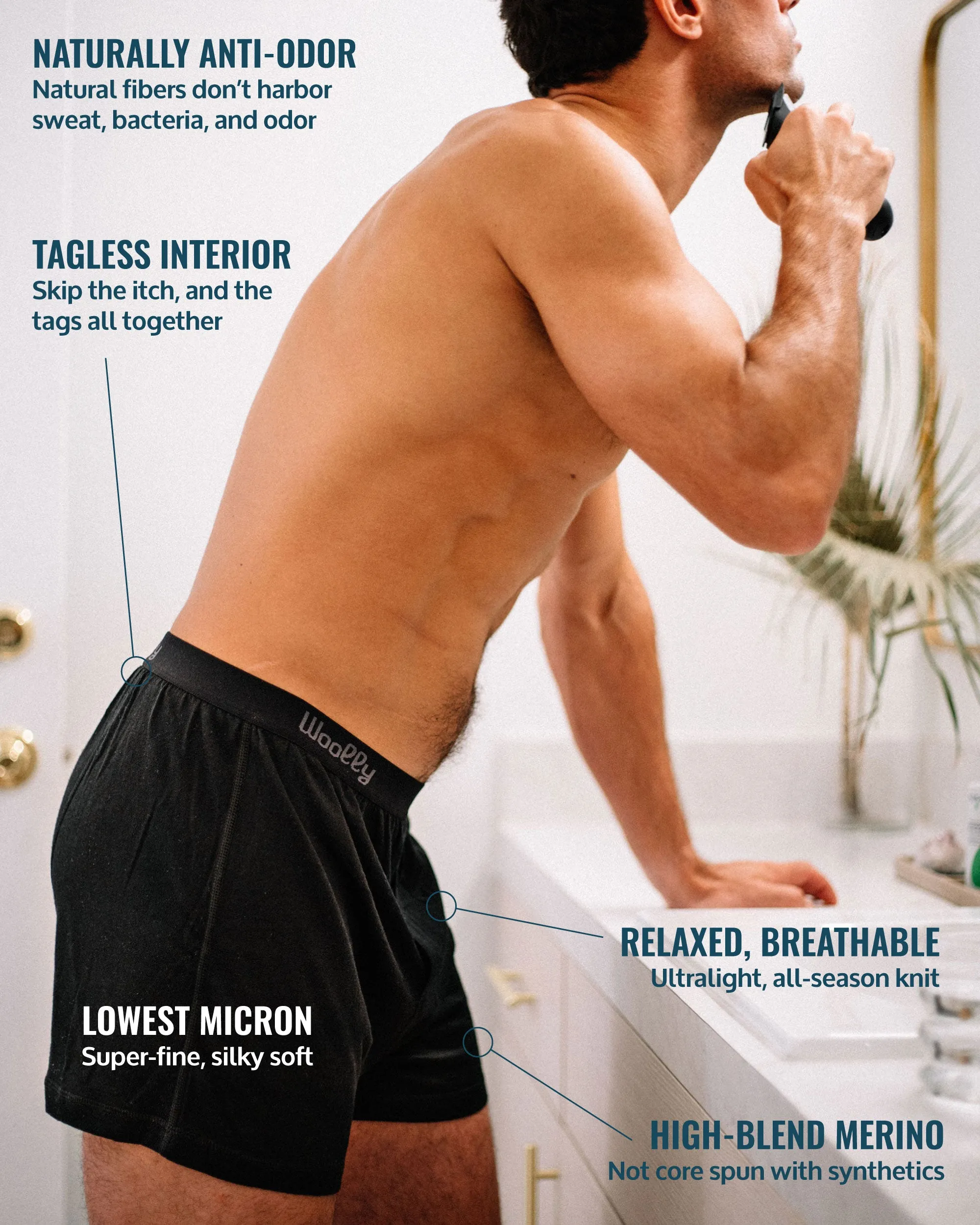 Classic Boxer sold by Woolly Clothing Co product image thumbnail 4