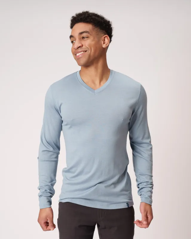 Everyday Long Sleeve V sold by Woolly Clothing Co