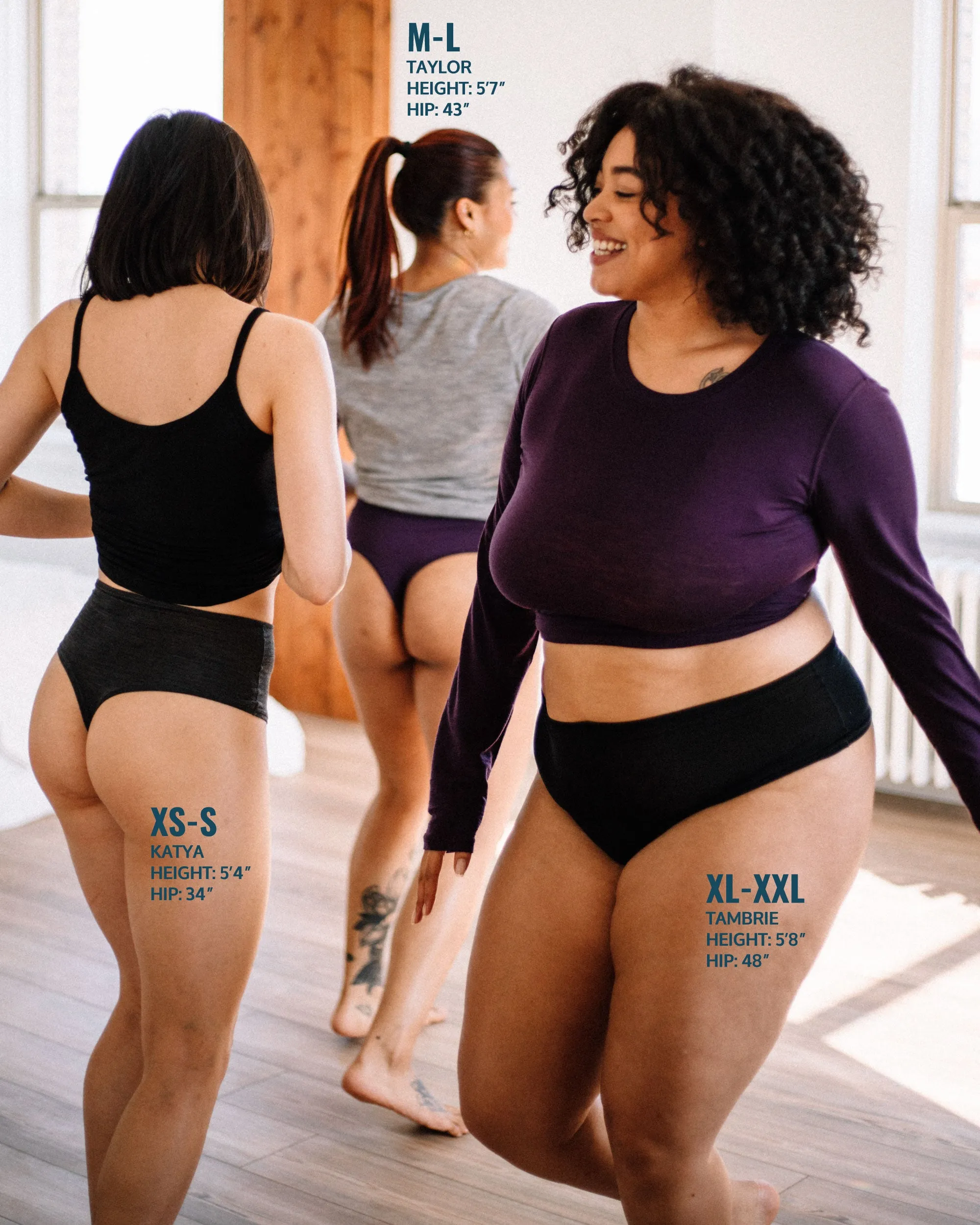 High Waisted Thong Closeout sold by Woolly Clothing Co product image thumbnail 4