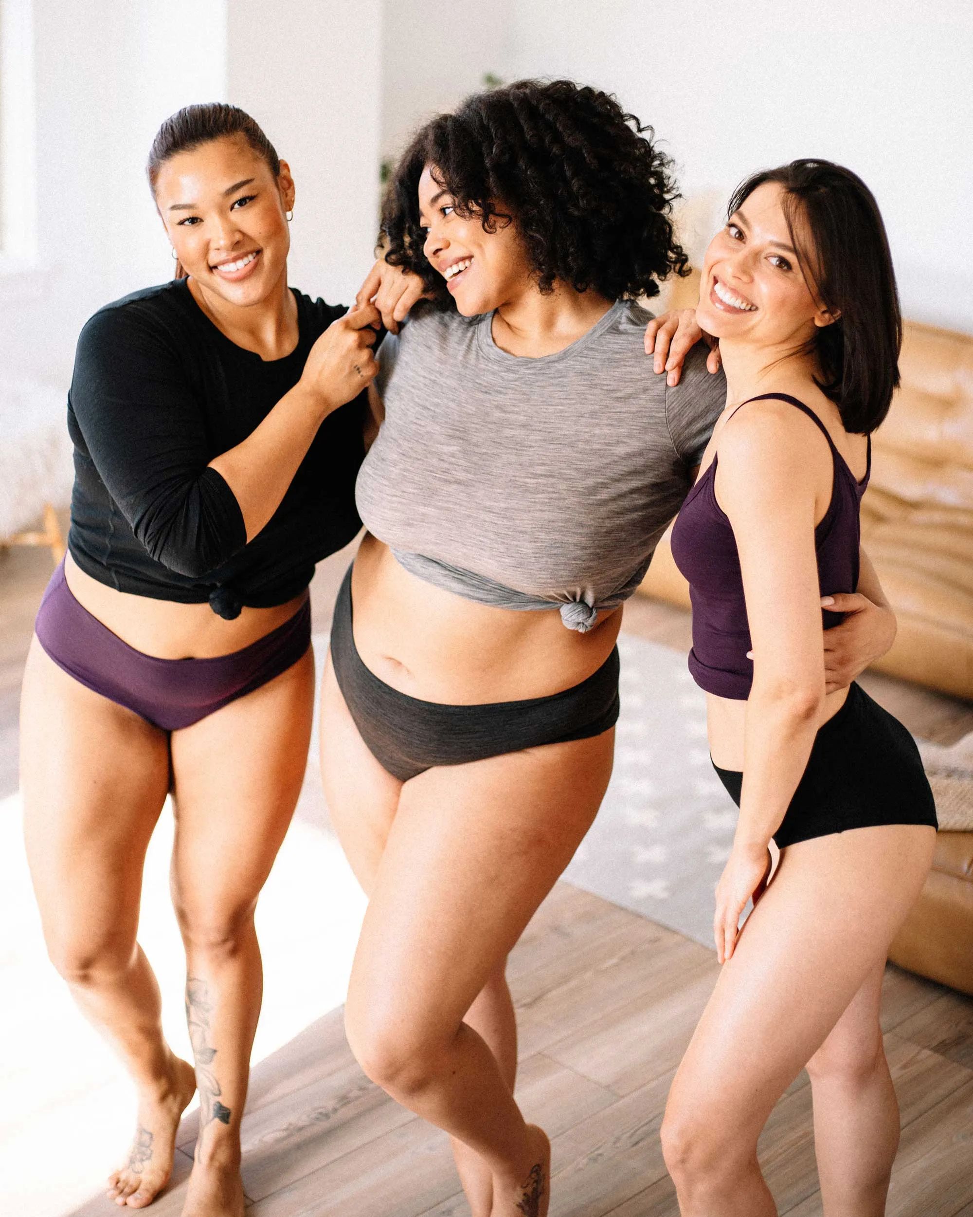 High Waisted Bikini Brief Closeout sold by Woolly Clothing Co product image thumbnail 2